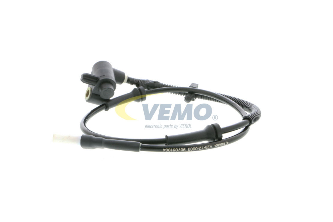 VEMO V25-72-0003 ABS sensor Front Axle, Original VEMO Quality, for vehicles with ABS, 2-pin connector, 910mm, 12V