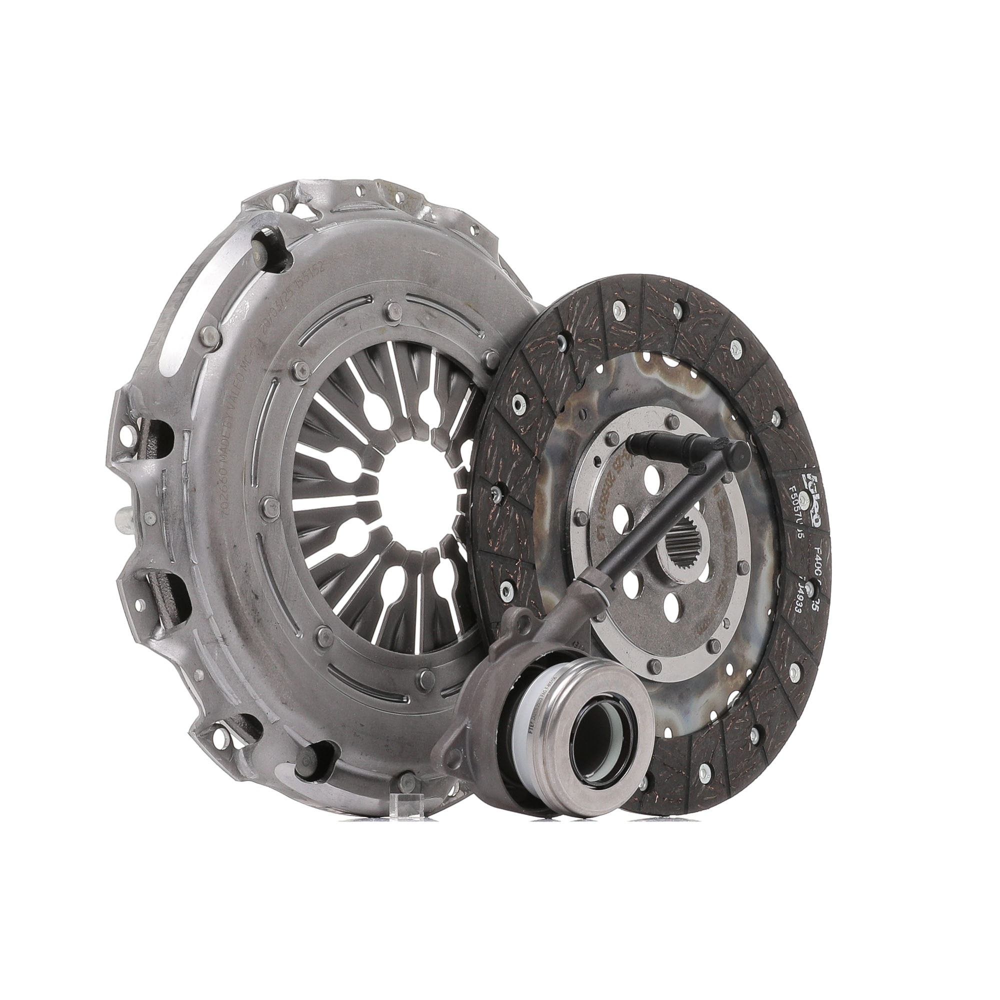 VALEO 834086 Clutch kit KIT3P (CSC), with central slave cylinder, without sensor, 240mm