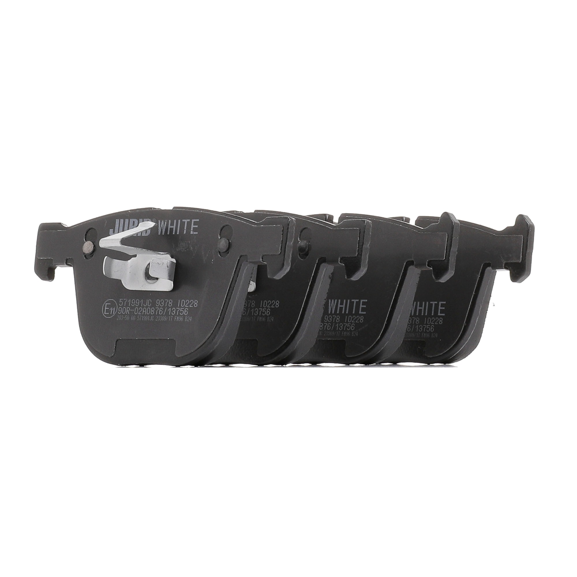 JURID PREMIER, Ceramic, prepared for wear warning indicator Height 1: 67,8mm, Width: 140,7mm, Thickness: 17mm Brake pads 571991JC buy