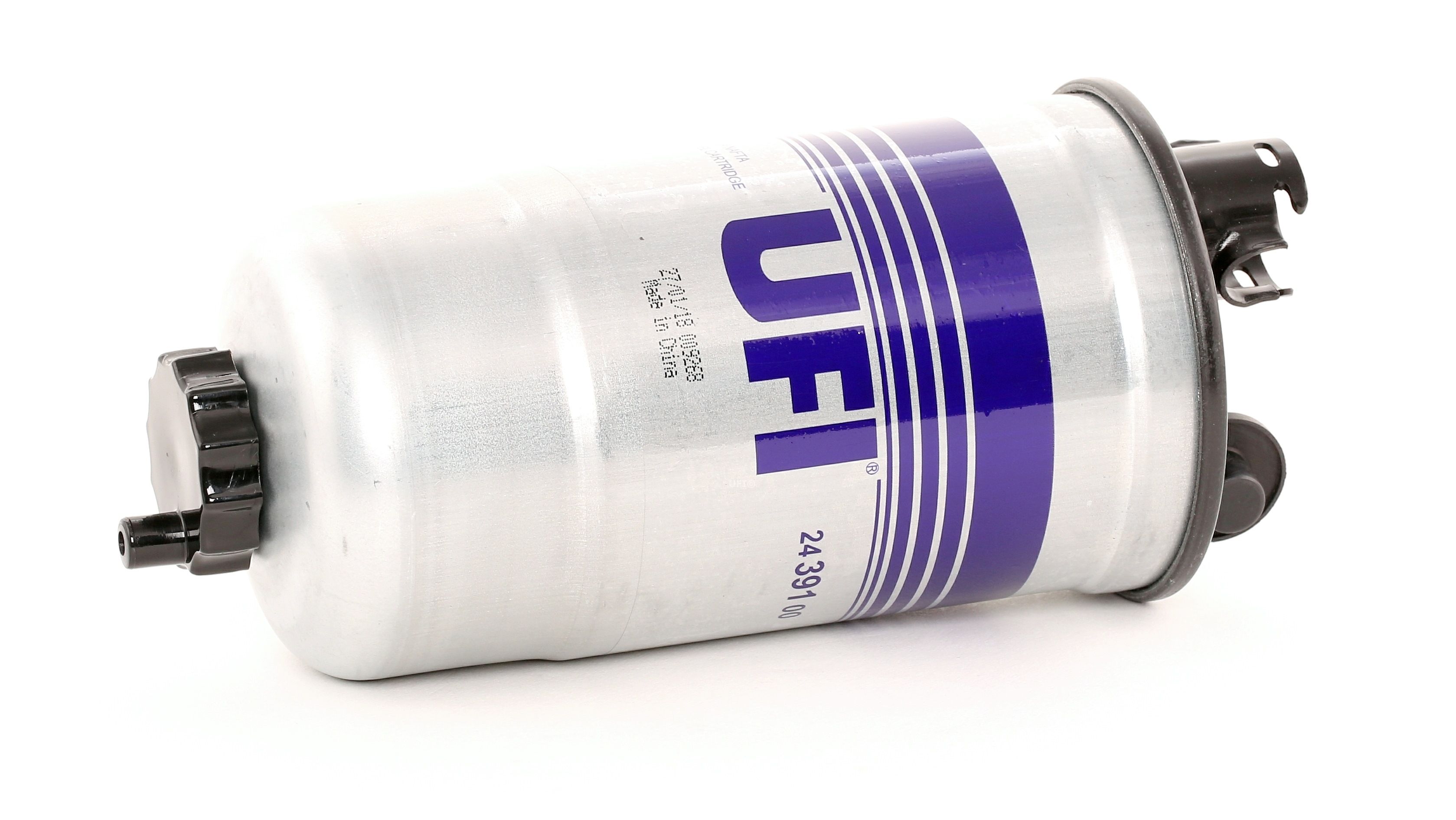 UFI Cartuccia filtro, 8,1mm, 8,1mm Alt.: 176,5mm Filtro combustibile 24.391.00 acquisto online