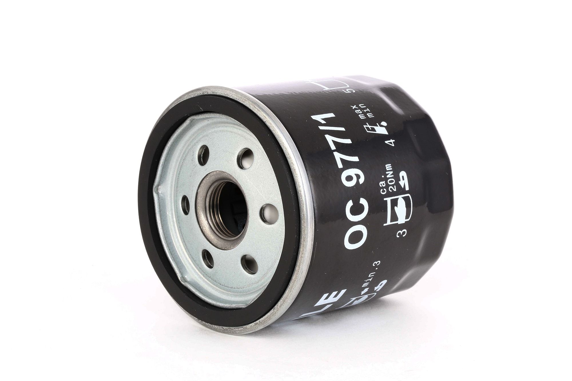Osta 79933970 MAHLE ORIGINAL Keeratav filter, koos ühe tagasijooksu sulgurklapiga Ø: 76,0mm, Kõrgus: 79,0, 80,0mm Õlifilter OC 977/1 madala hinnaga