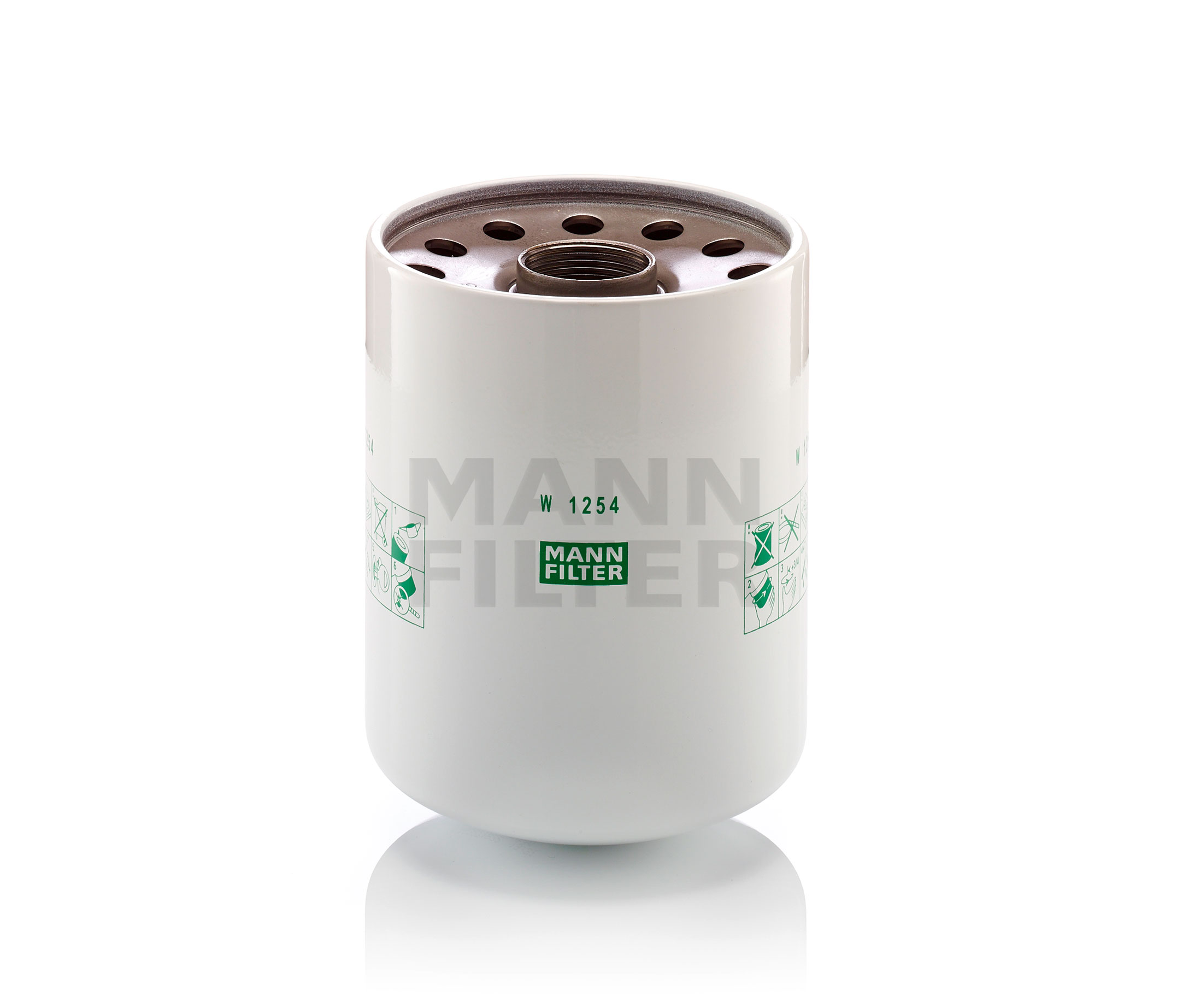 MANN-FILTER Oliefilter W 1254 x - bestel goedkoper