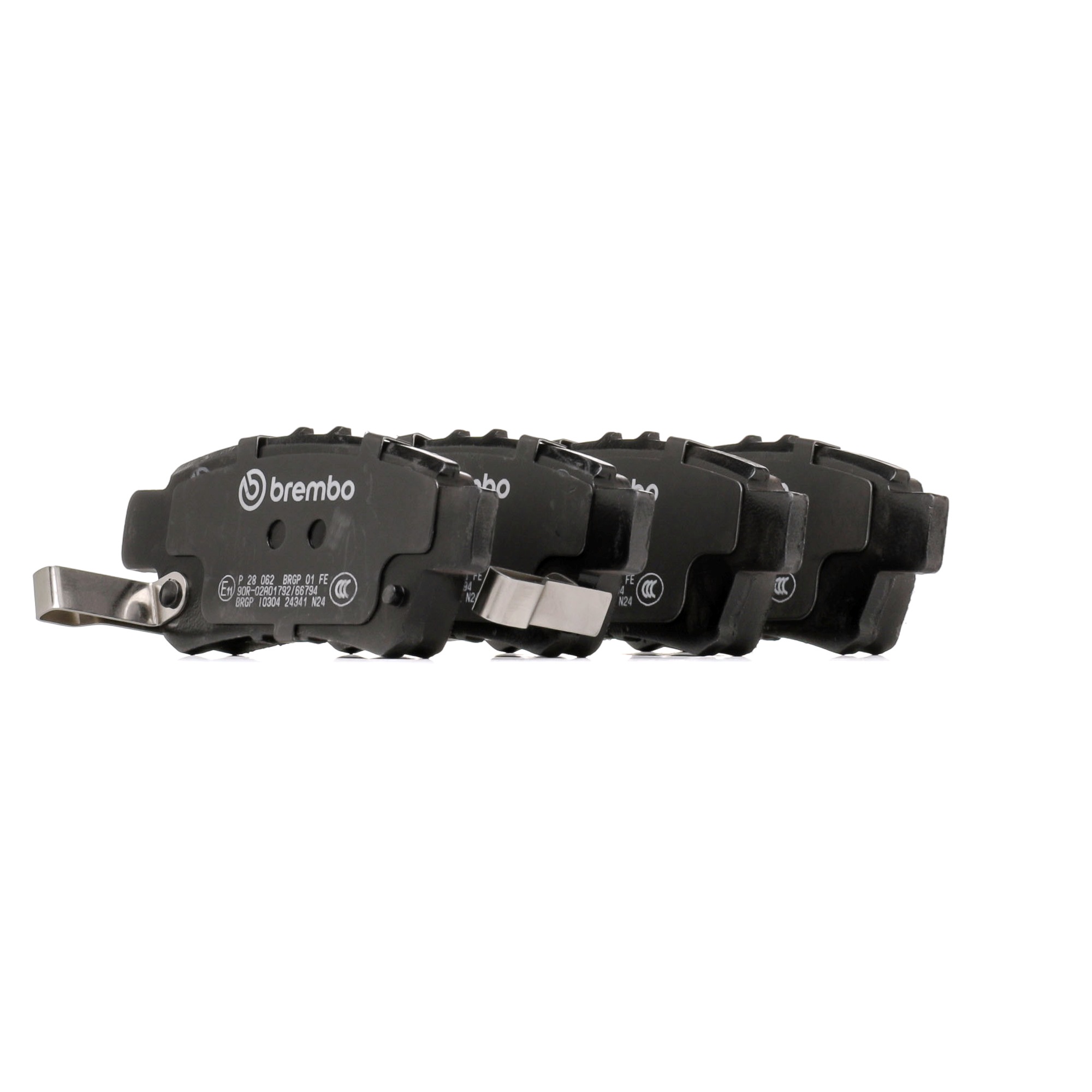 BREMBO P 28 062 Bremsbeläge mit akustischer Verschleißwarnung