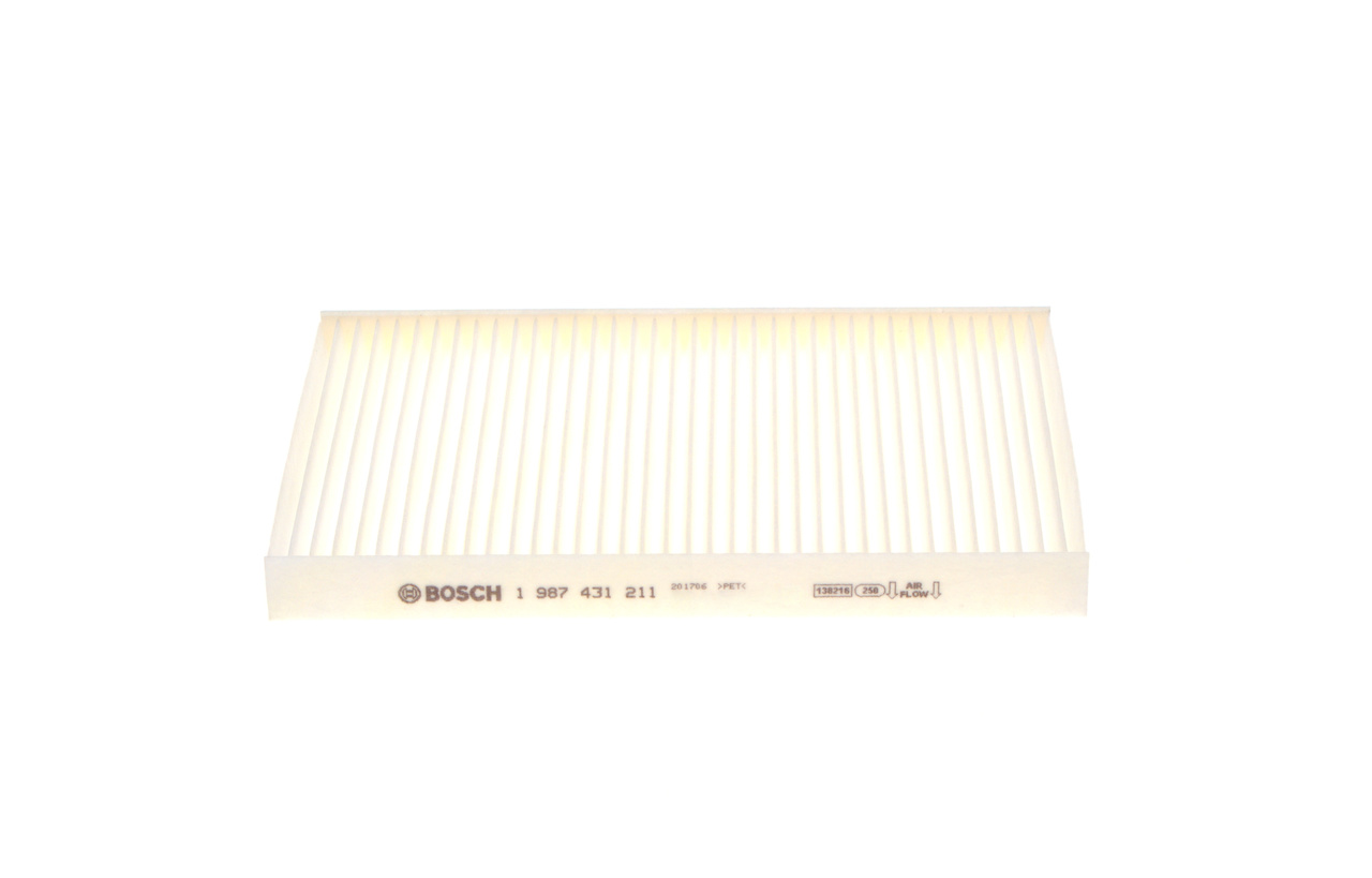 M 1211 BOSCH Particulate Filter, for stationary air conditioning, 220 mm x 149 mm x 20 mm Width: 149mm, Height: 20mm, Length: 220mm Cabin filter 1 987 431 211 buy
