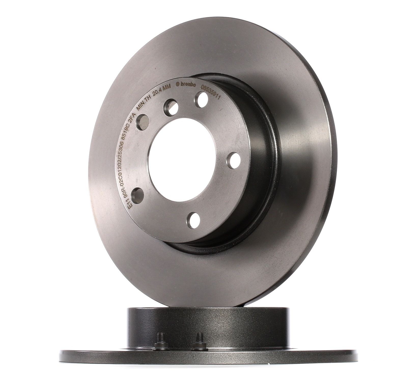BREMBO COATED DISC LINE 286x12mm, 5, solid, Coated Ø: 286mm, Num. of holes: 5, Brake Disc Thickness: 12mm Brake rotor 08.5359.11 buy