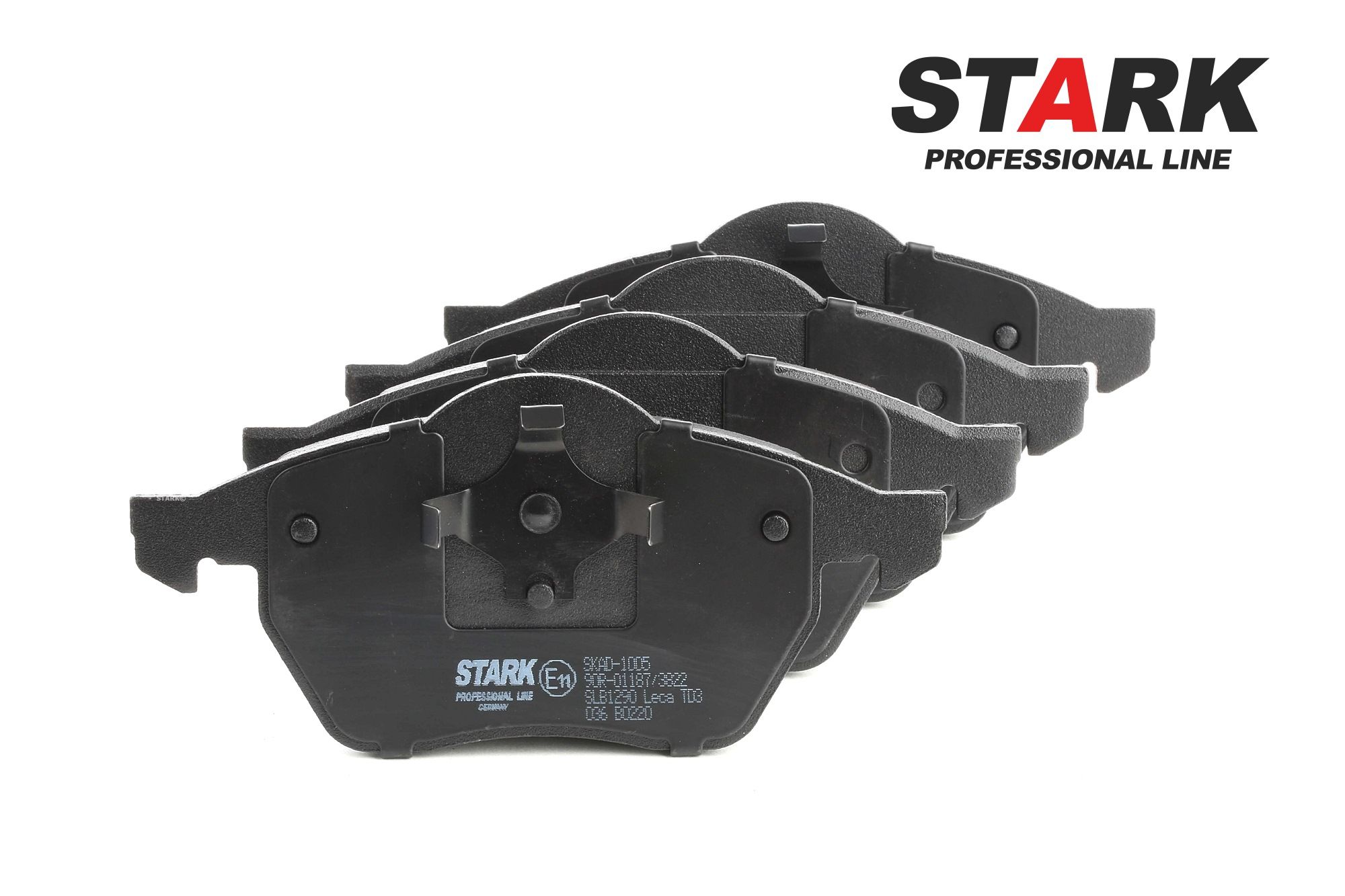 STARK SKAD-1005 Brake pad set Front Axle, not prepared for wear indicator, excl. wear warning contact
