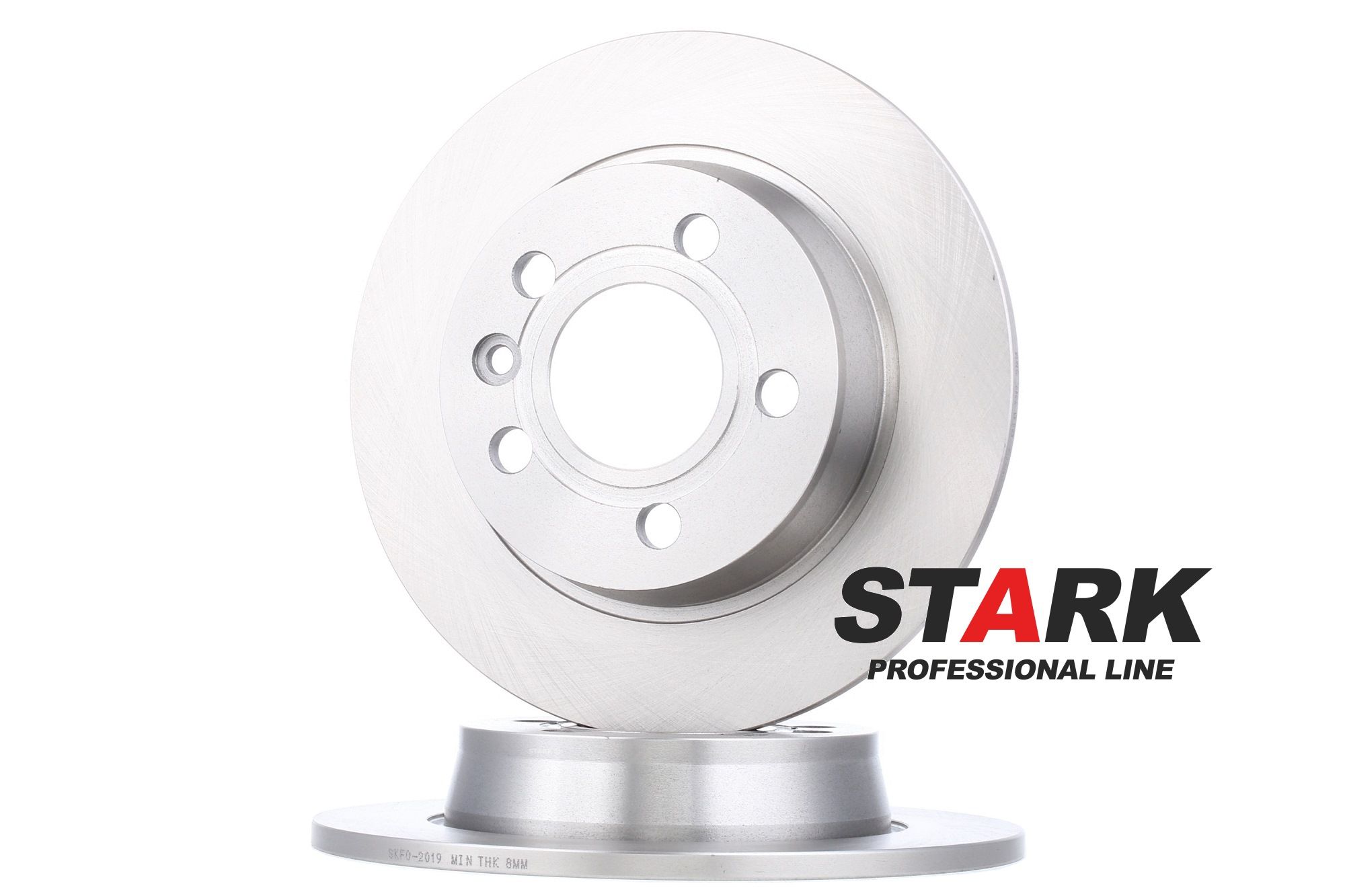 STARK SKFO-2019 Disco freno 268x9,9mm, 5/6x112, pieno, Non rivestito, senza mozzo portaruota, senza bullone fissaggio ruota