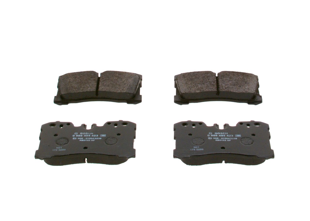 Original 0 986 494 423 BOSCH Set of brake pads LEXUS