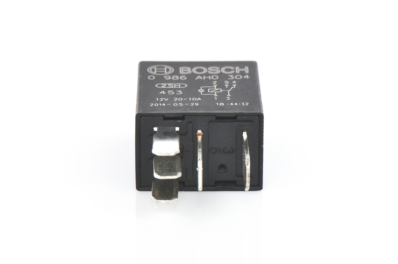 Low beam relay BOSCH 12V, 5-pin connector - 0 986 AH0 304