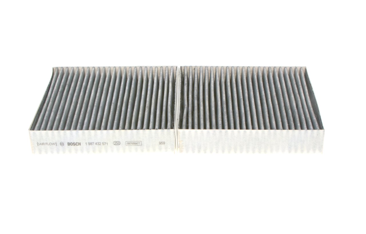 R 2571 BOSCH Activated Carbon Filter, 360 mm x 180 mm x 35 mm Width: 180mm, Height: 35mm, Length: 360mm Cabin filter 1 987 432 571 buy