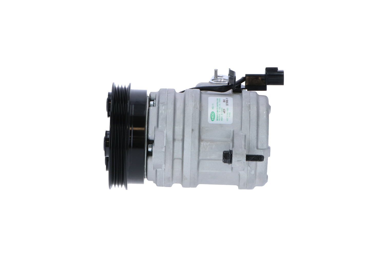 NRF HCC-HS11, 12V, PAG 46, PAG-kompressoriöljyllä Hihnapyöra-Ø: 112mm, Rihloja (kpl): 4 Kompressori, ilmastointilaite 32439G