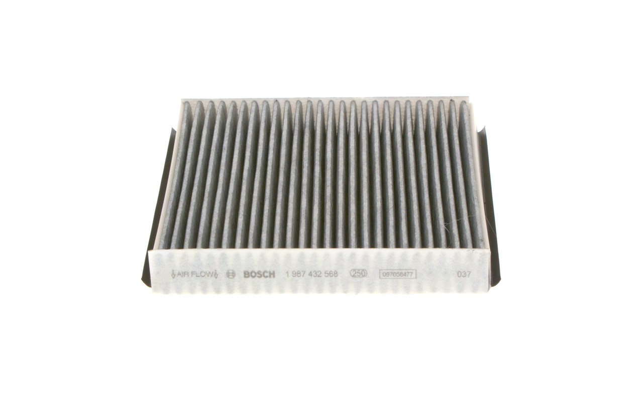 R 2568 BOSCH Activated Carbon Filter, 192 mm x 197 mm x 30 mm Width: 197mm, Height: 30mm, Length: 192mm Cabin filter 1 987 432 568 buy