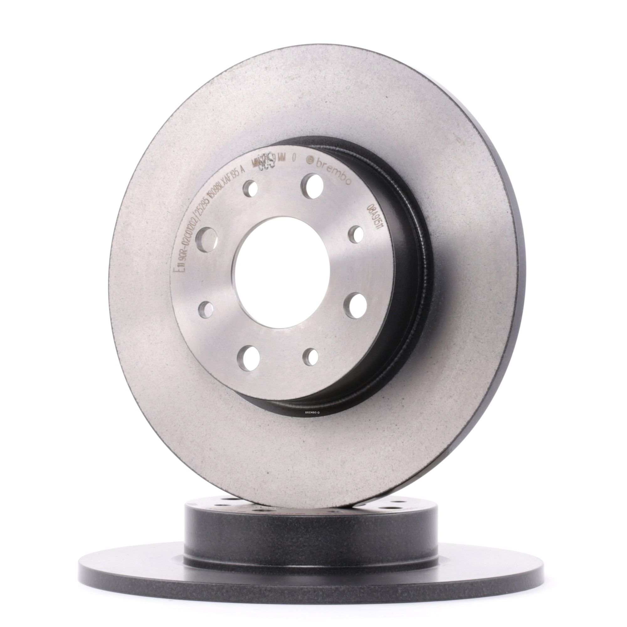 BREMBO COATED DISC LINE 08.A915.11 Brake disc 251x10mm, 4, solid, Coated