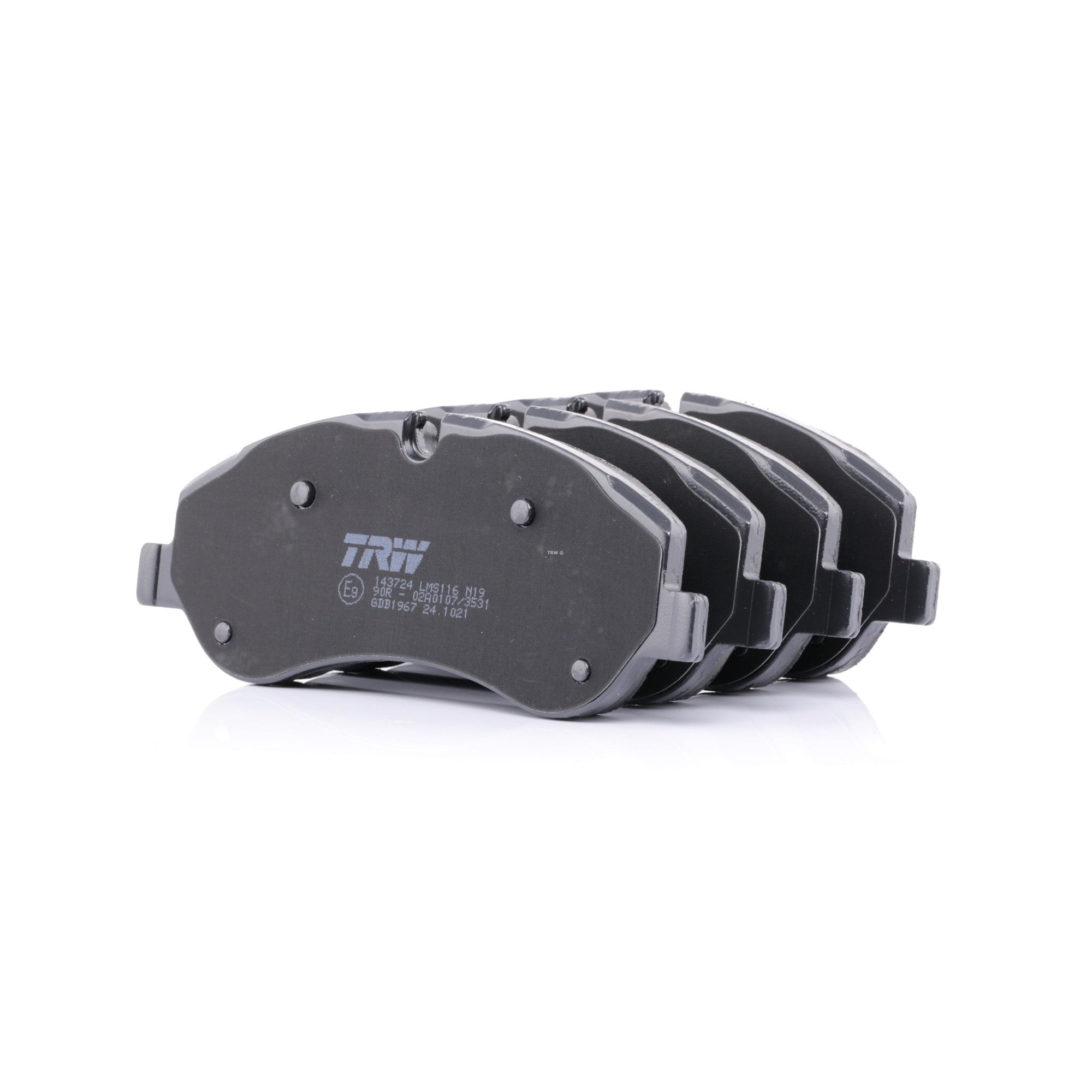 25602 TRW COTEC, incl. wear warning contact Height: 68,8mm, Width: 171,8mm, Thickness: 17,0mm Brake pads GDB1967 buy