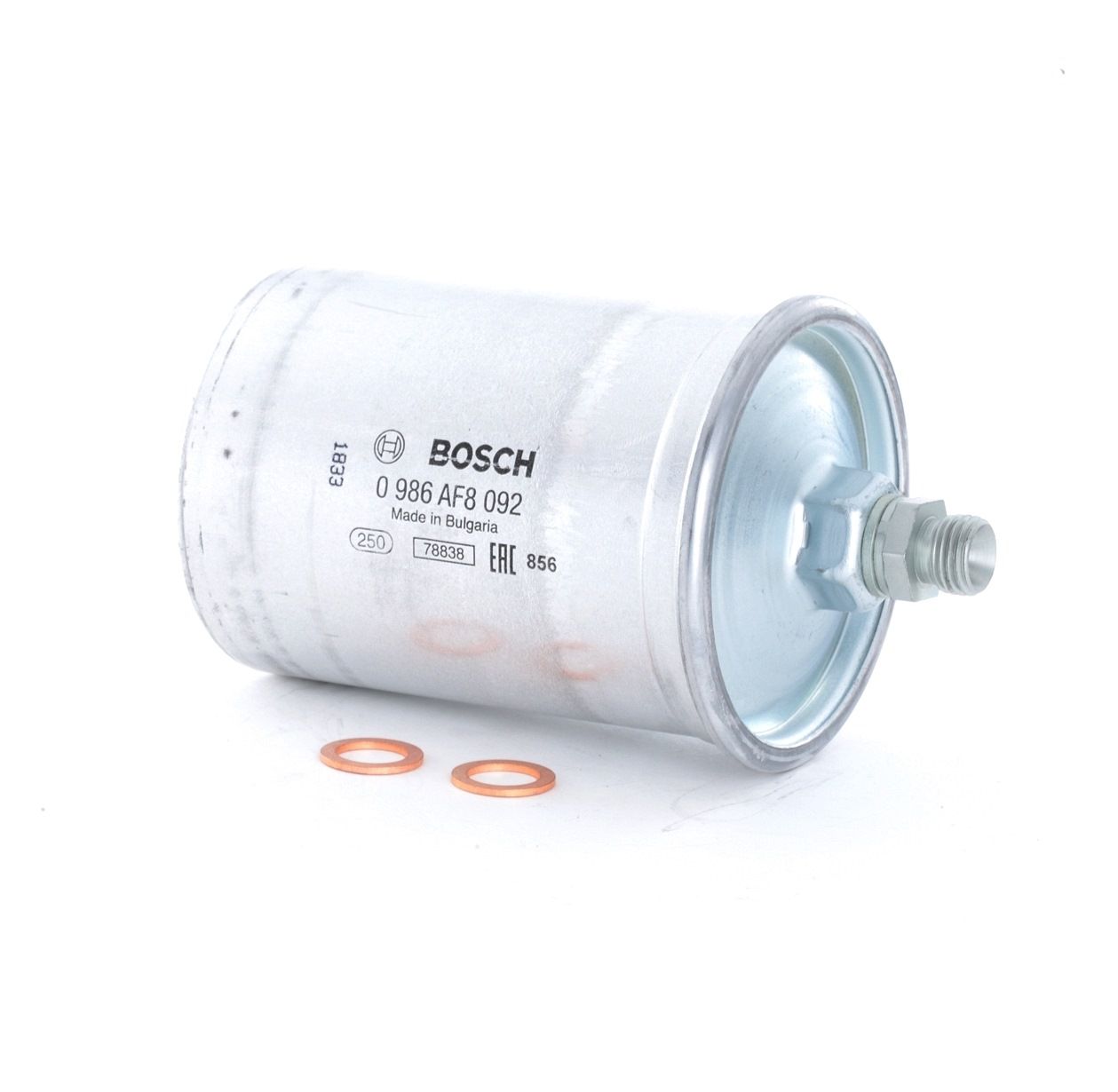 GE 092 BOSCH Filtro per condotti/circuiti Alt.: 149mm Filtro combustibile 0 986 AF8 092 acquisto online