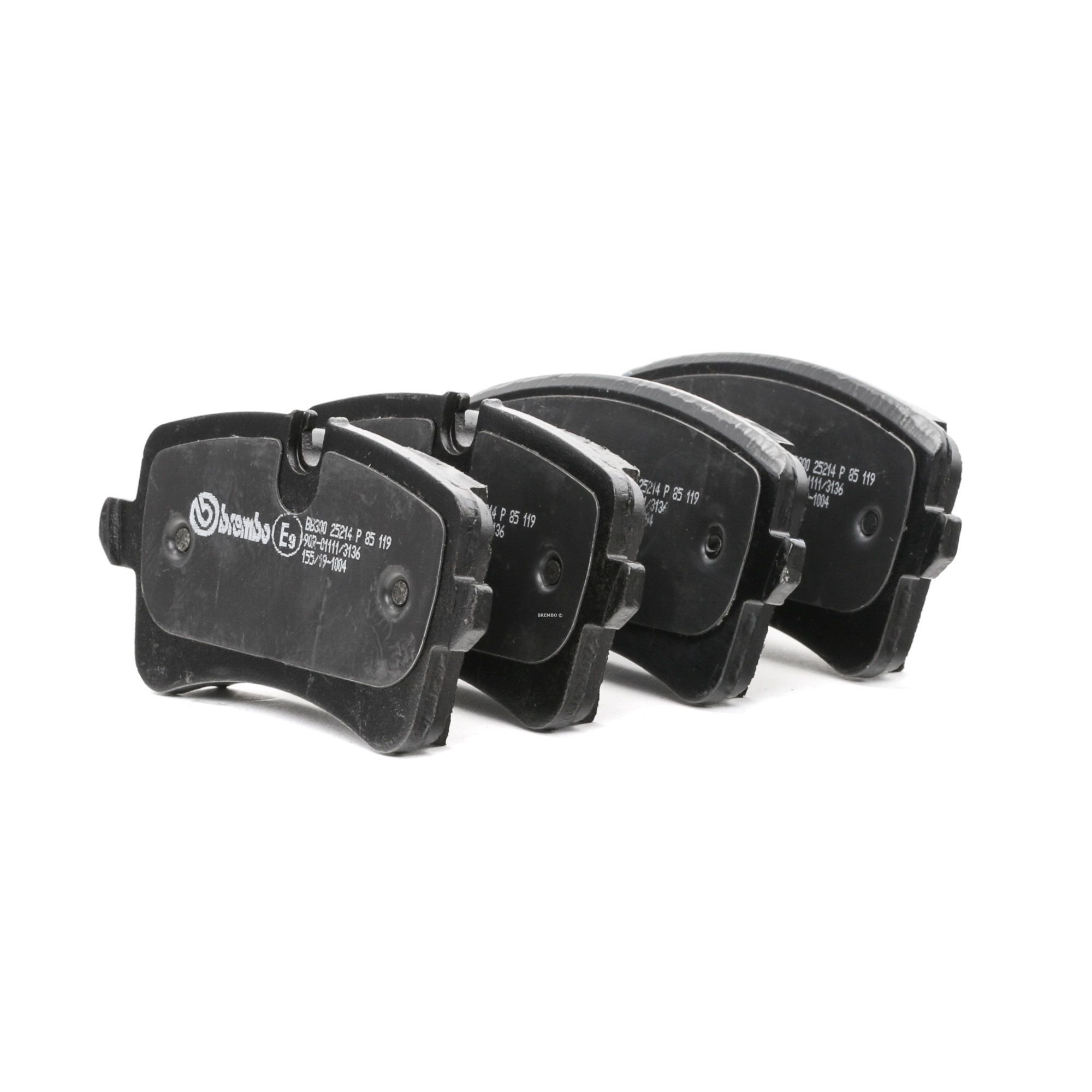 BREMBO P 85 119 Brake pad set incl. wear warning contact, with brake caliper screws, with accessories