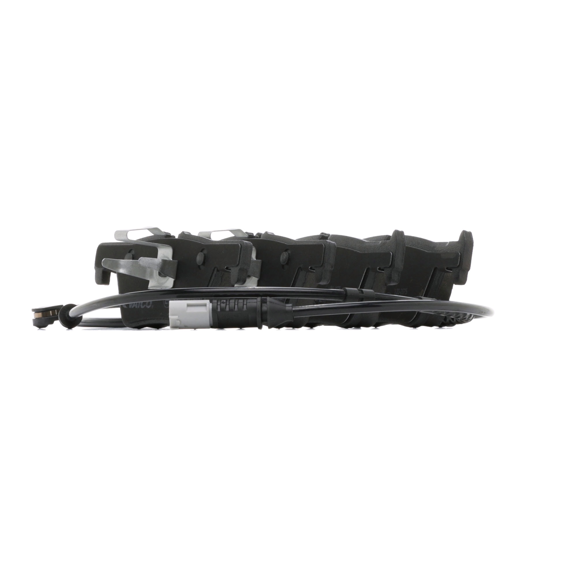 VAICO Q+, original equipment manufacturer quality, Rear Axle, prepared for wear warning indicator, incl. wear warning contact Height 1: 45,3mm, Height 2: 46,7mm, Width 1: 123mm, Width 2: 123mm, Thickness: 17,5mm Brake pads V20-2075 buy