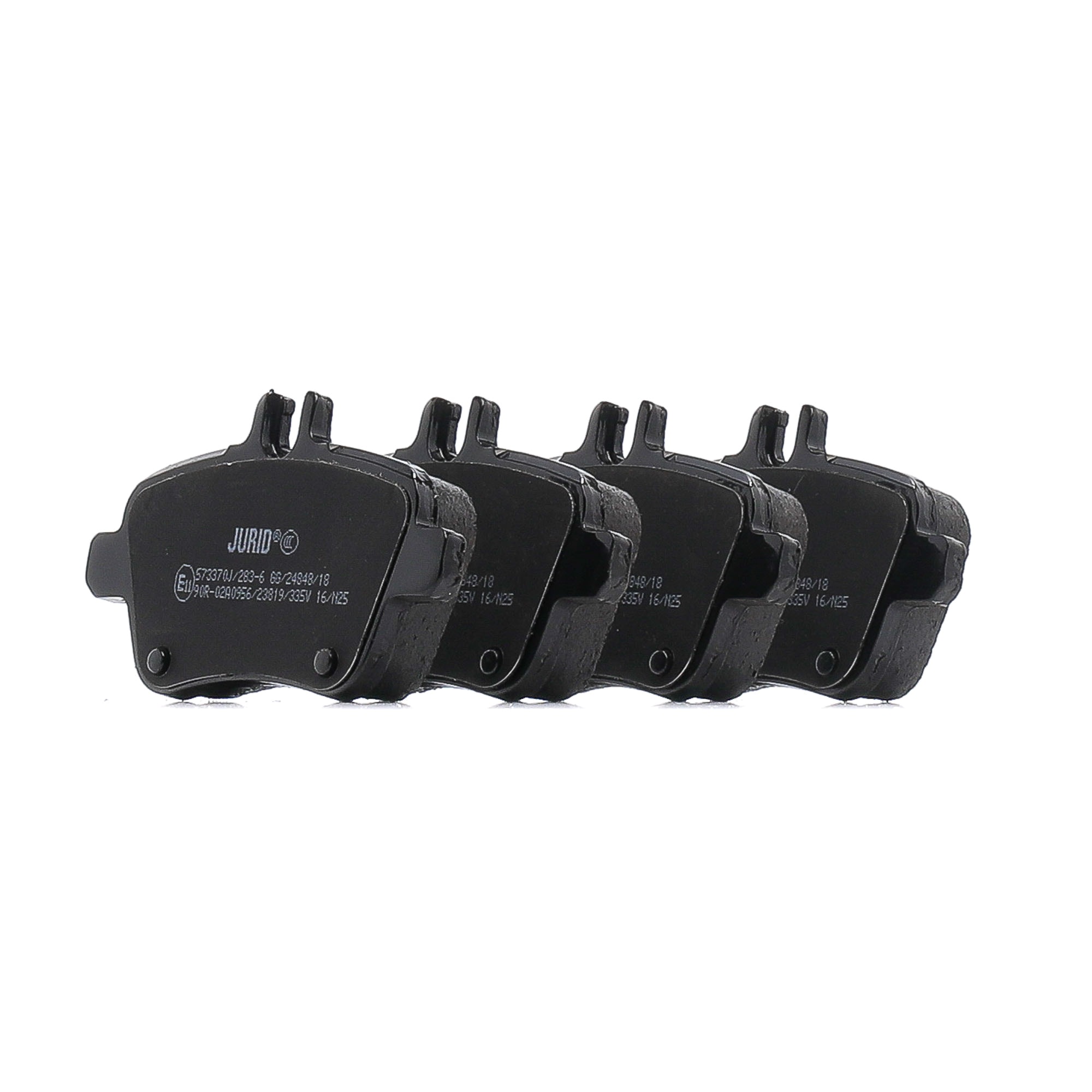 24848 573370J Brake pad set JURID 007 420 96 20 SMART