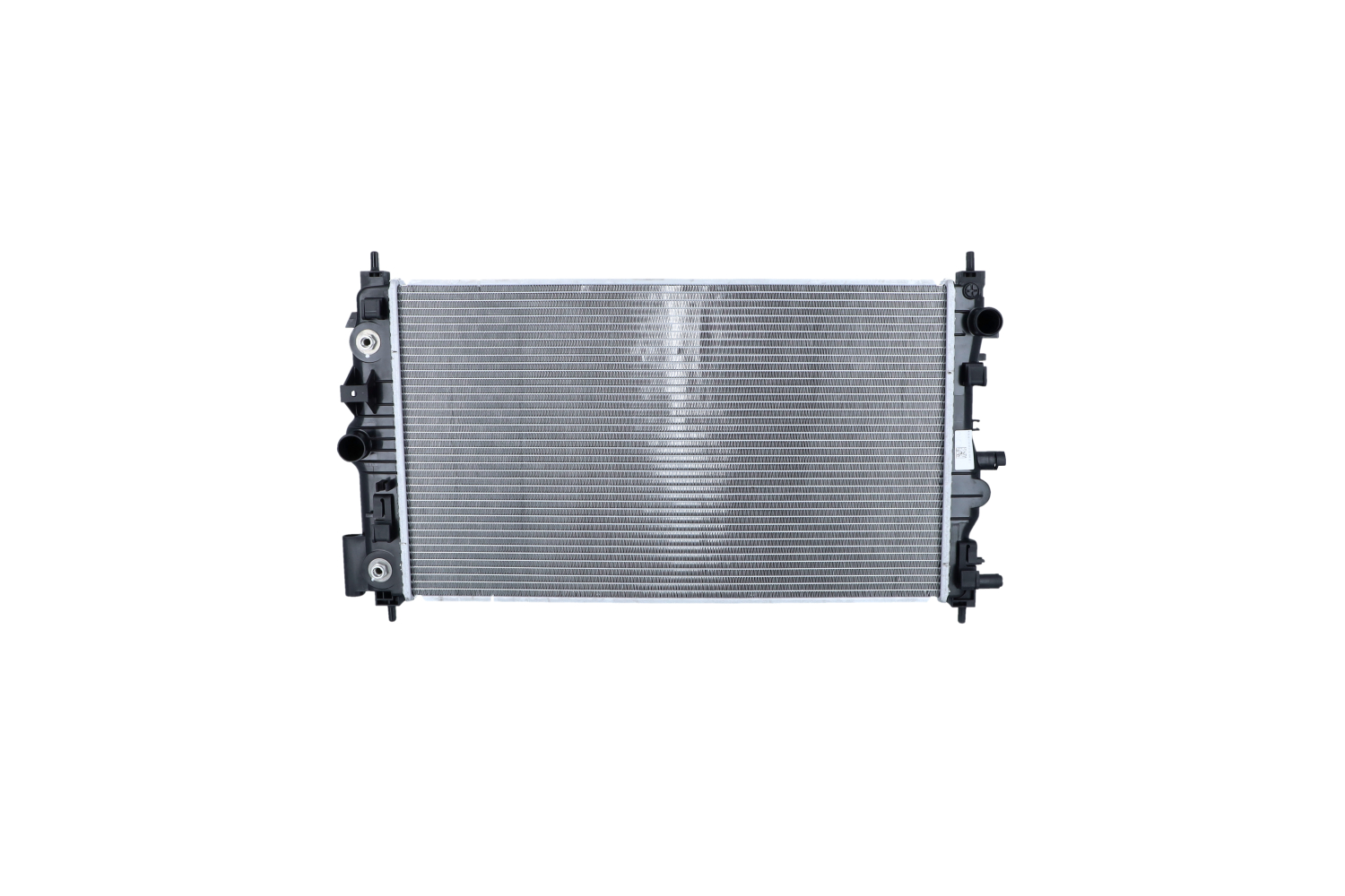 NRF 53131 Engine radiator Aluminium, 680 x 382 x 28 mm, with mounting parts, Brazed cooling fins