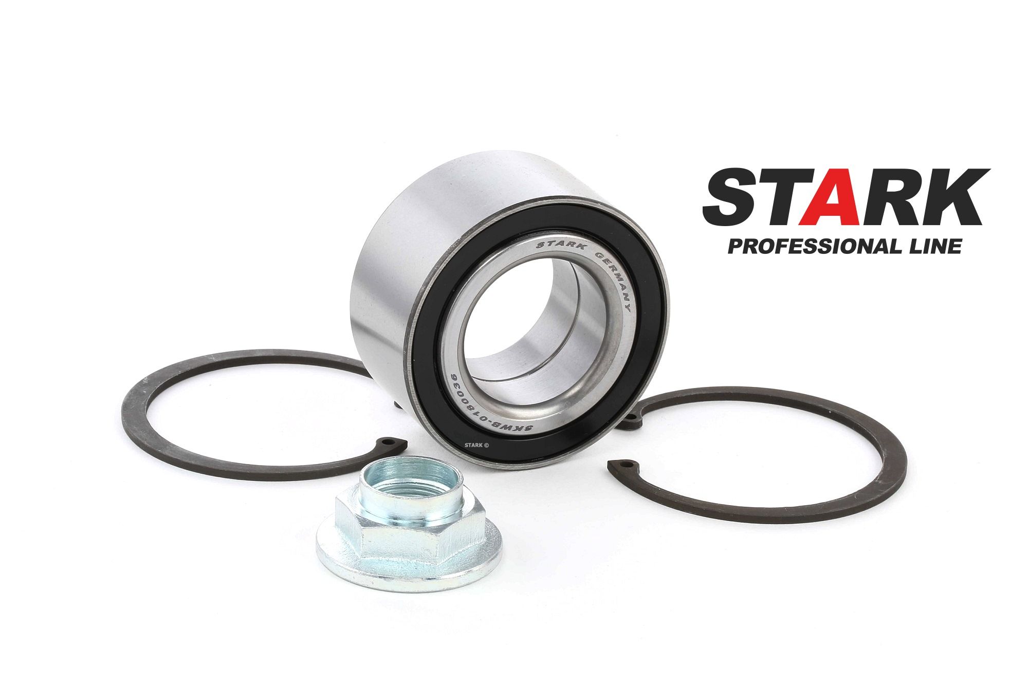 STARK SKWB-0180036 Wheel bearing kit Rear Axle both sides, Front axle both sides, 75 mm