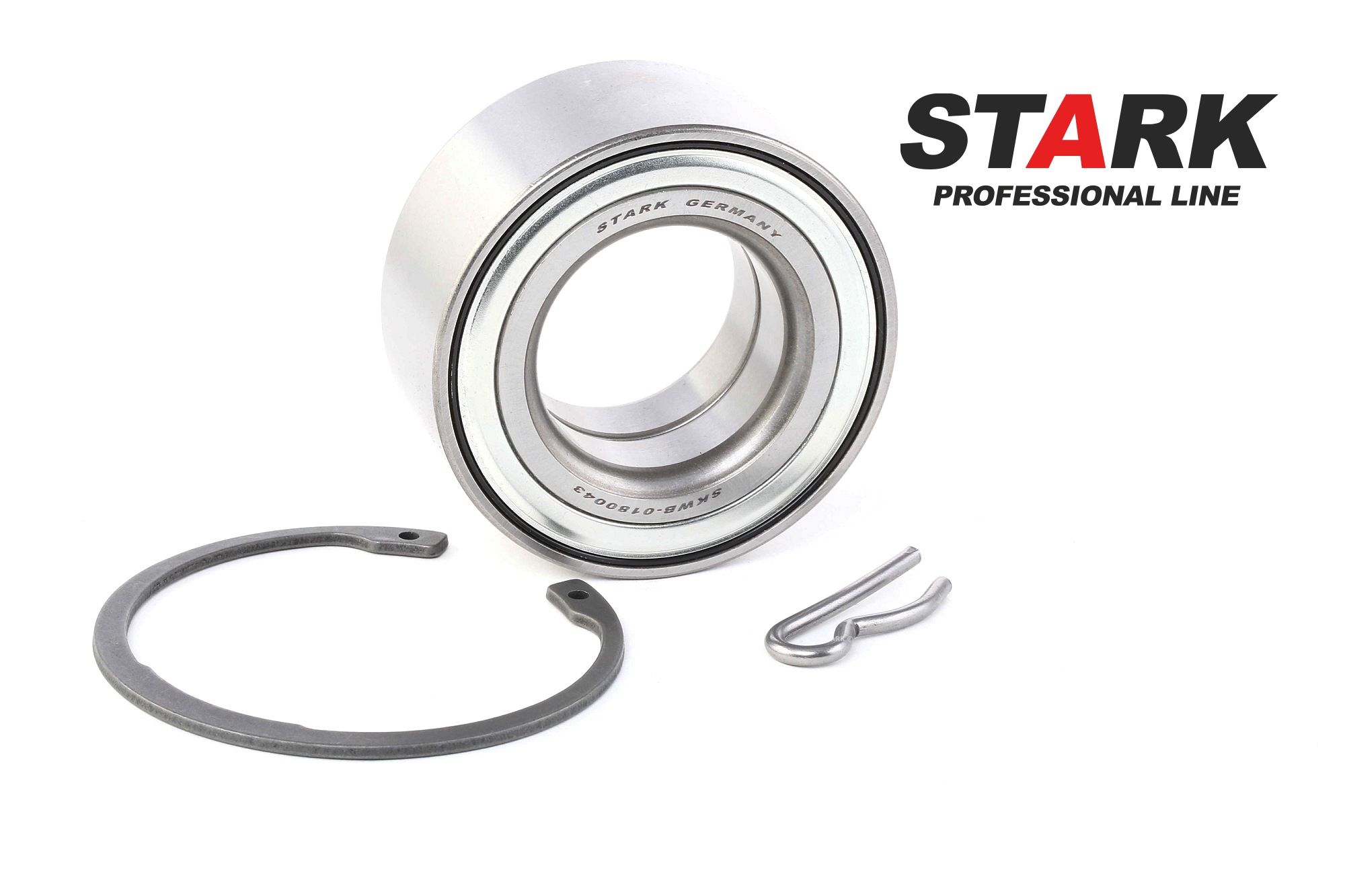 SKWB-0180043 STARK Wheel bearings FIAT Front axle both sides, with retaining ring, 82 mm, Angular Ball Bearing