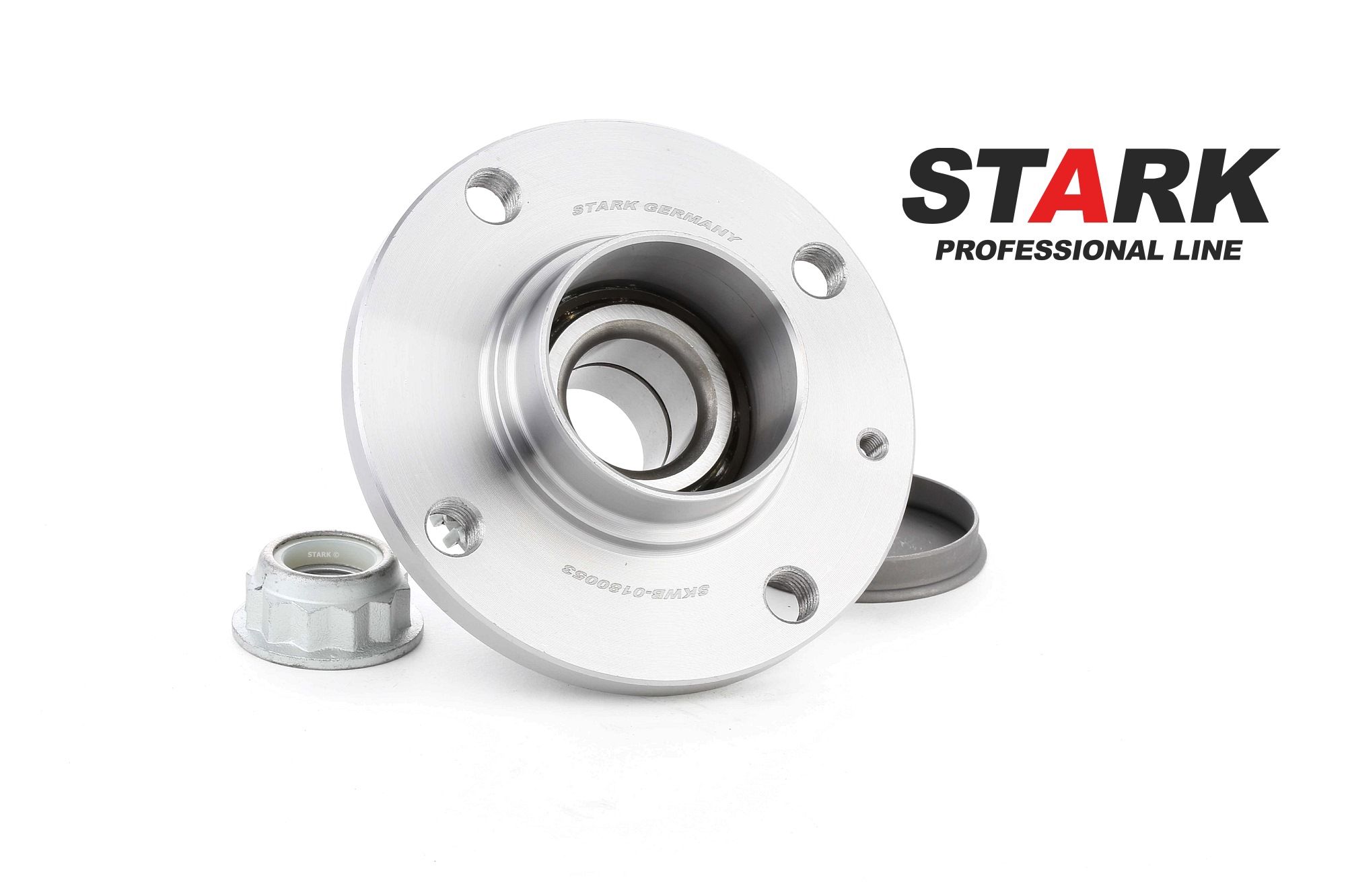 STARK SKWB-0180053 Wheel bearing kit Rear Axle both sides, with wheel hub, with integrated ABS sensor, 120 mm