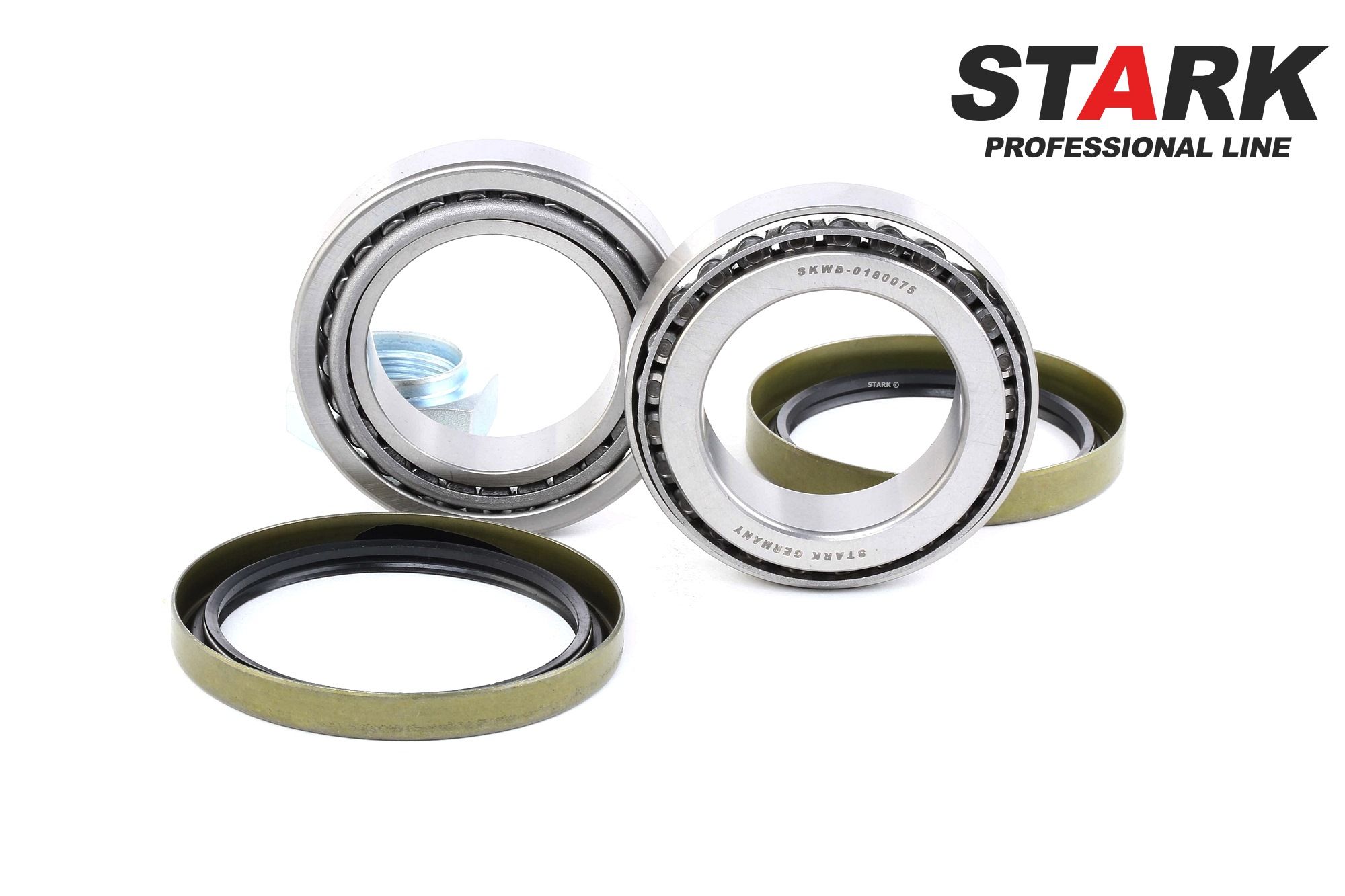 STARK SKWB-0180075 Wheel bearing kit Front axle both sides, without ABS sensor ring, 80 mm