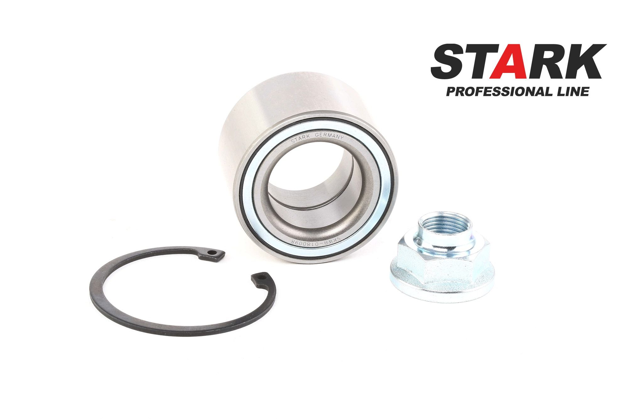 STARK SKWB-0180098 Wheel bearing kit Front axle both sides, without integrated magnetic sensor ring, 62 mm