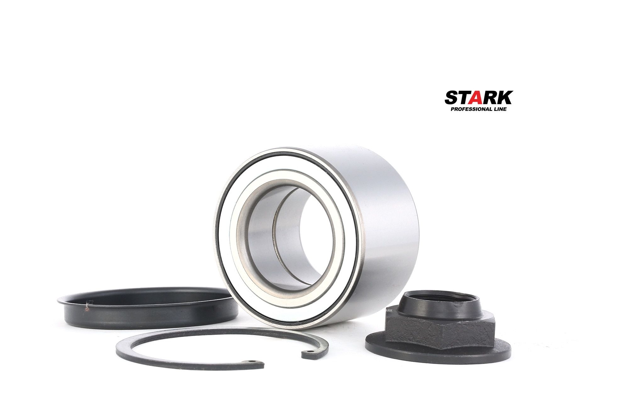 STARK SKWB-0180099 Wheel bearing kit Rear Axle both sides, with retaining ring, with nut, 80 mm