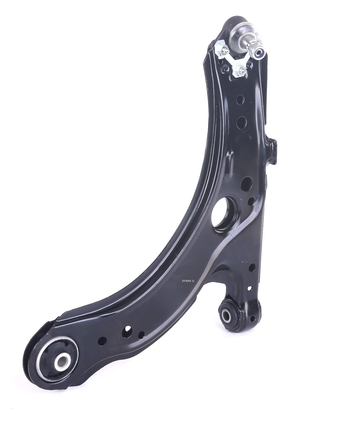 STARK SKCA-0050001 Suspension arm with ball joints, Front Axle Left, Lower, Triangular Control Arm (CV), Sheet Steel, Cone Size: 14,8 mm