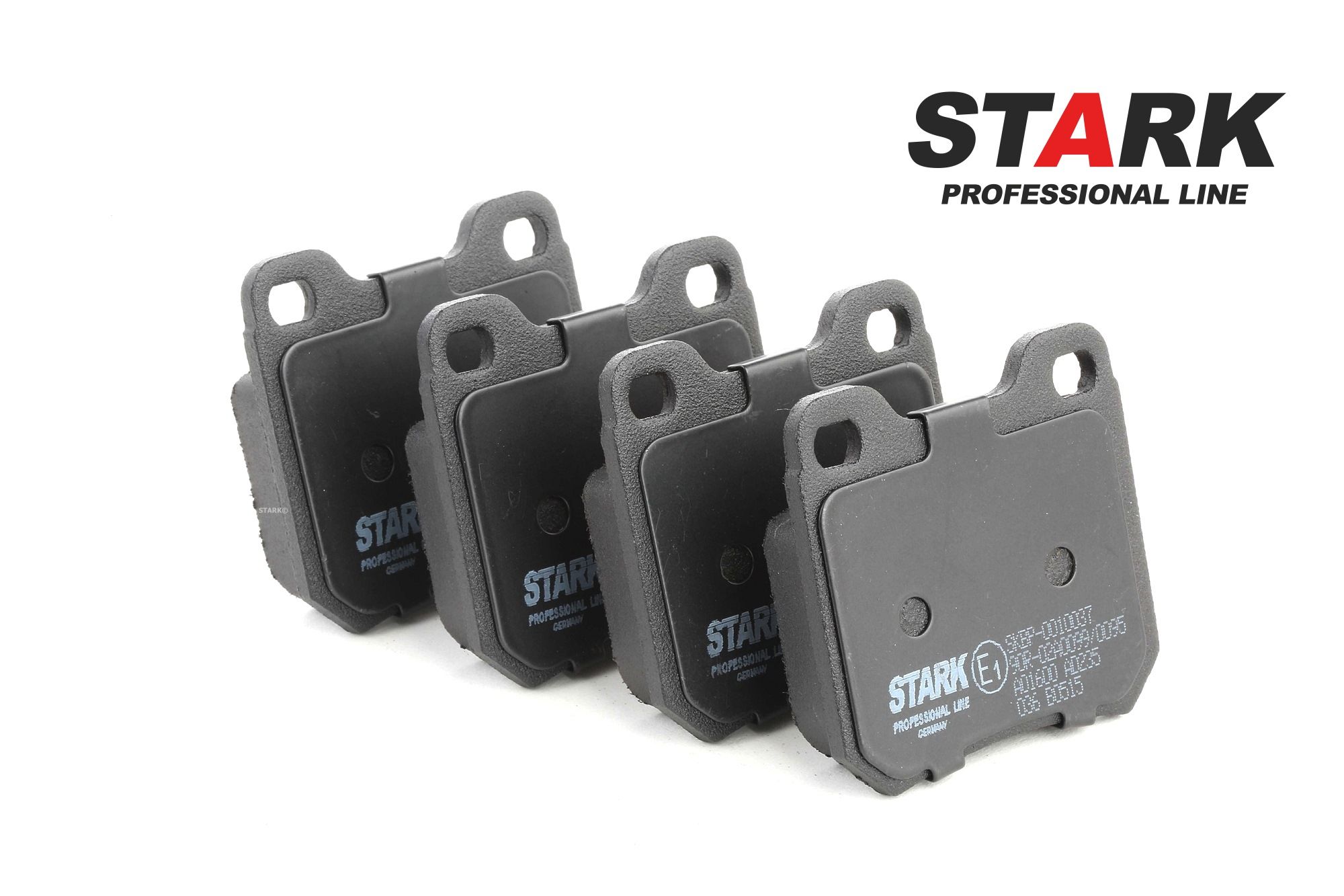 STARK SKBP-0010037 Bremsbelagsatz Hinterachse, mit Anti-Quietsch-Blech