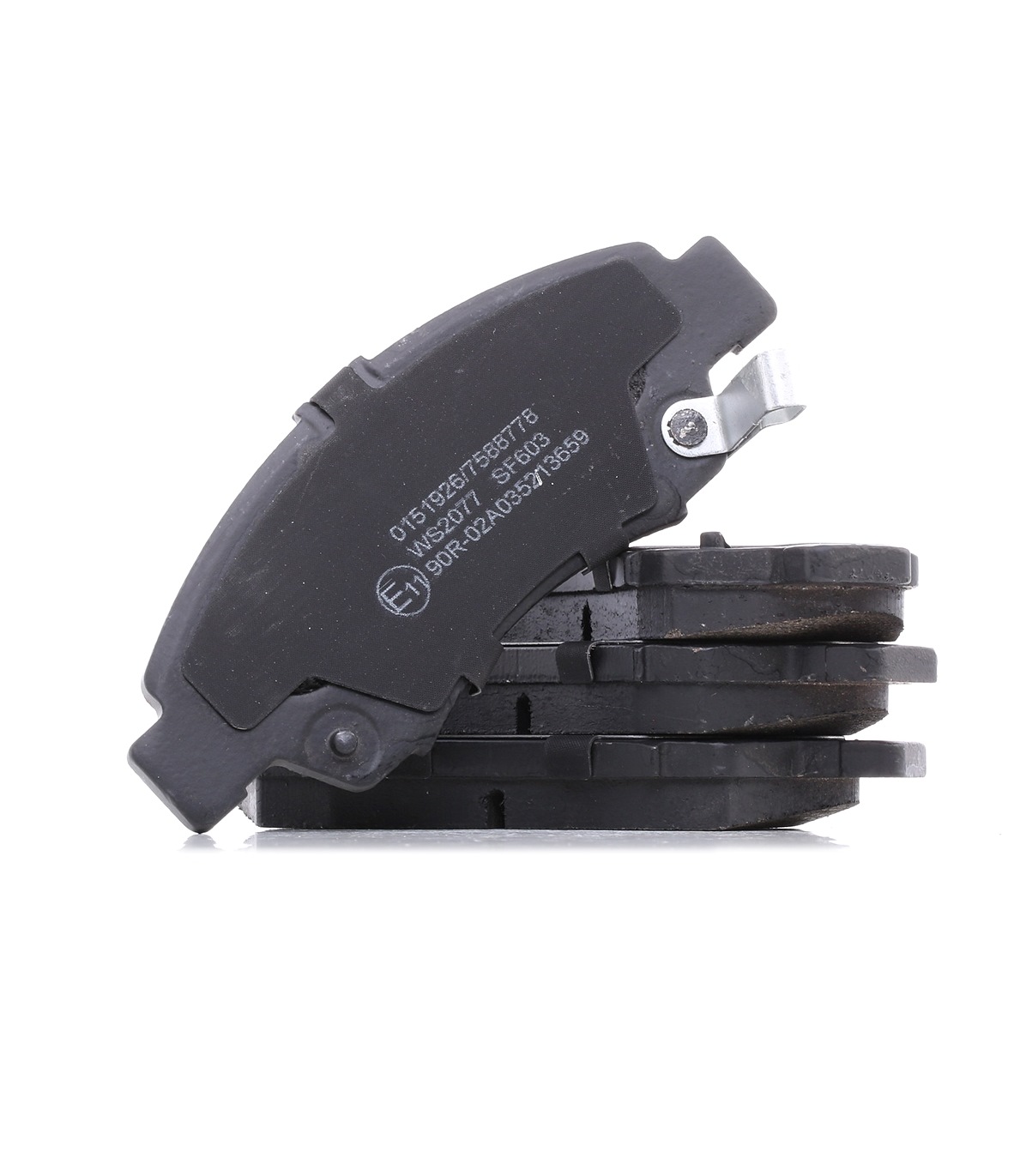 STARK SKBP-0010080 Brake pad set Front Axle, with acoustic wear warning, with anti-squeak plate