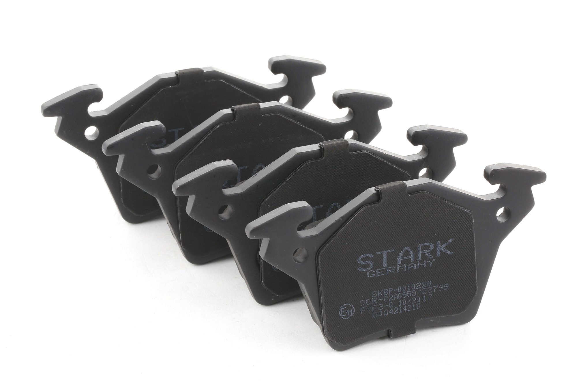 STARK SKBP-0010220 Brake pad set Rear Axle, prepared for wear indicator