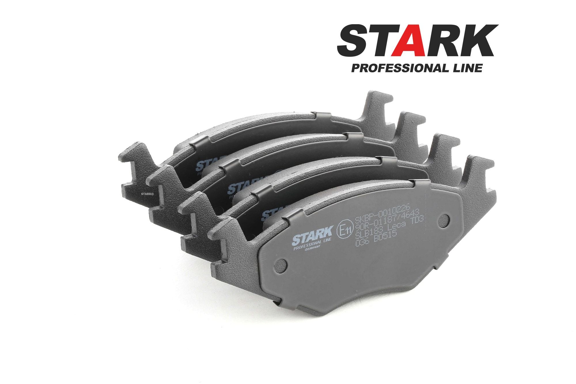 SKBP-0010226 STARK Vorderachse Höhe: 50,2mm, Breite: 126,9mm, Dicke/Stärke: 17mm Bremsbelagsatz SKBP-0010226 günstig kaufen