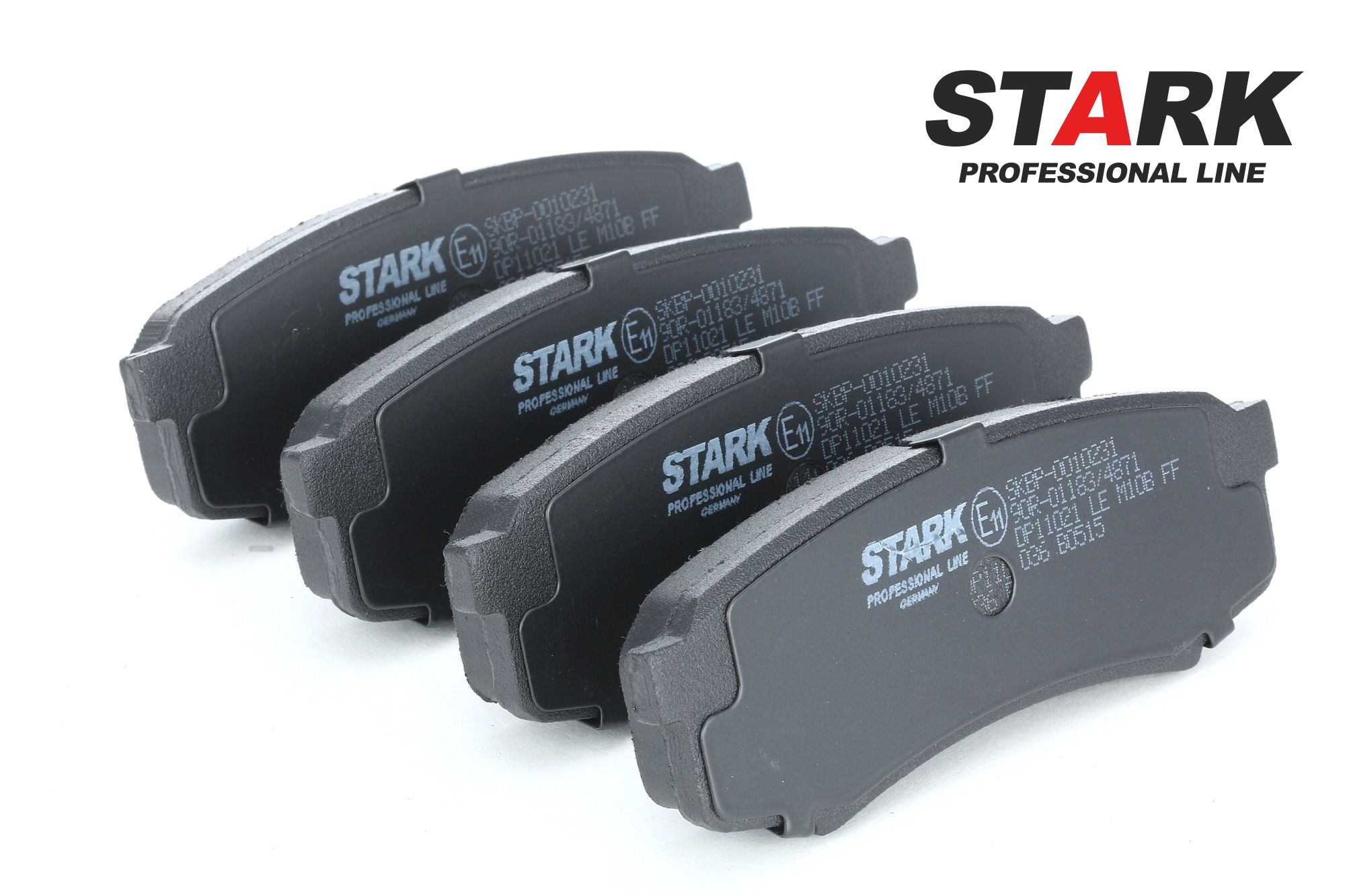 STARK SKBP-0010231 Kit pastiglie freni Assale posteriore, senza contatto segnalazione usura