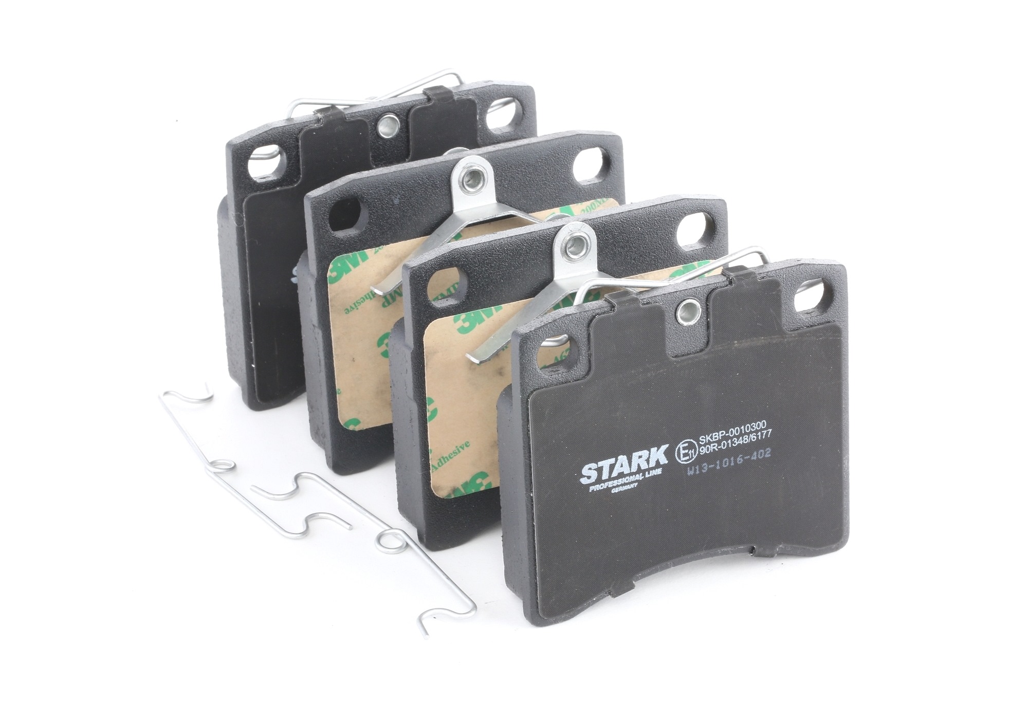 STARK SKBP-0010300 Brake pad set Front Axle, excl. wear warning contact, with accessories