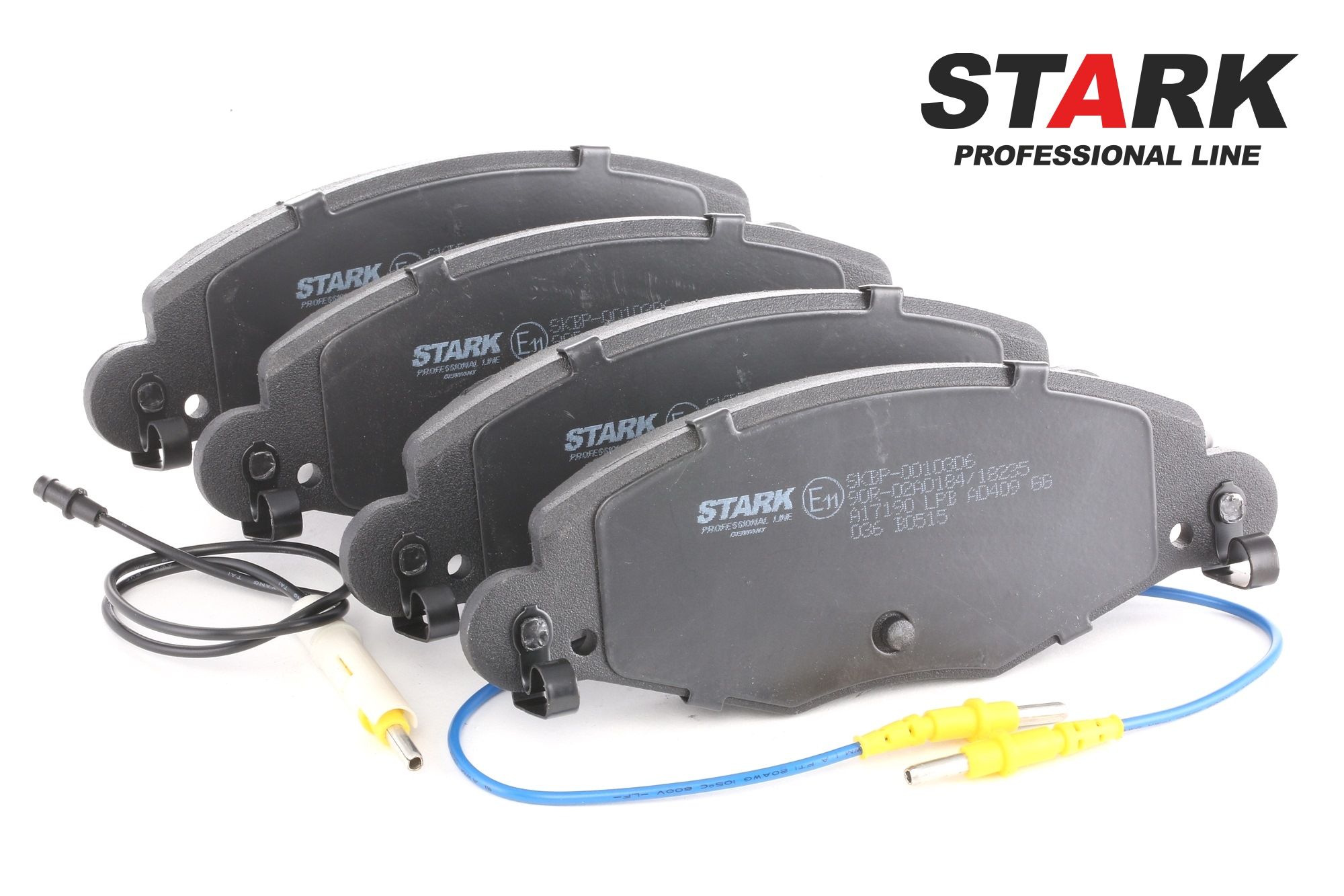 STARK SKBP-0010306 Brake pad set Front Axle, incl. wear warning contact