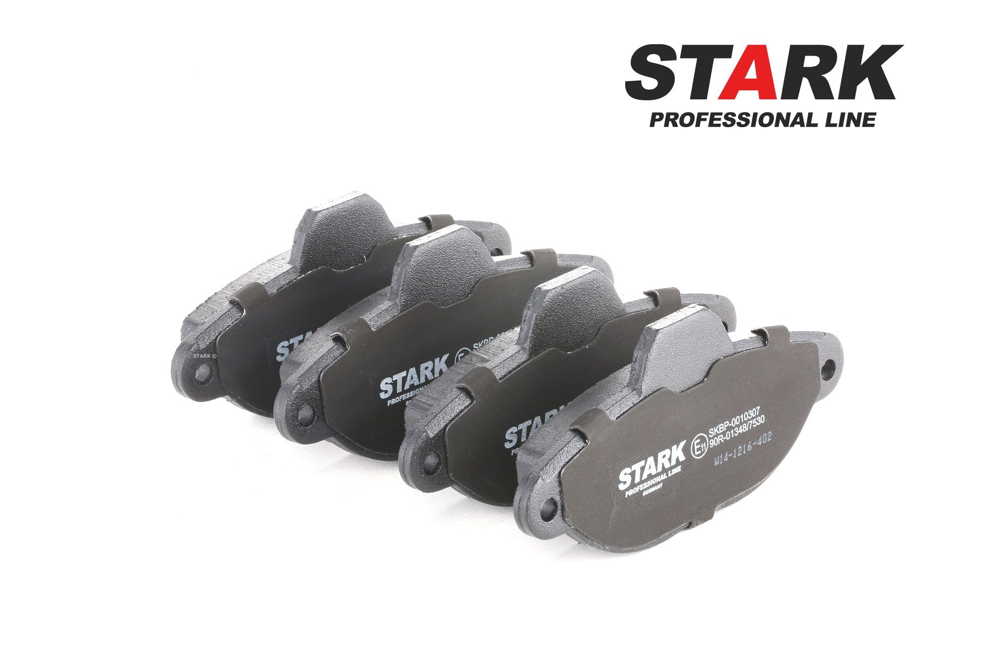 STARK SKBP-0010307 Kit pastiglie freni Assale anteriore, Low-Metallic, Predisposto per contatto segnalazione usura
