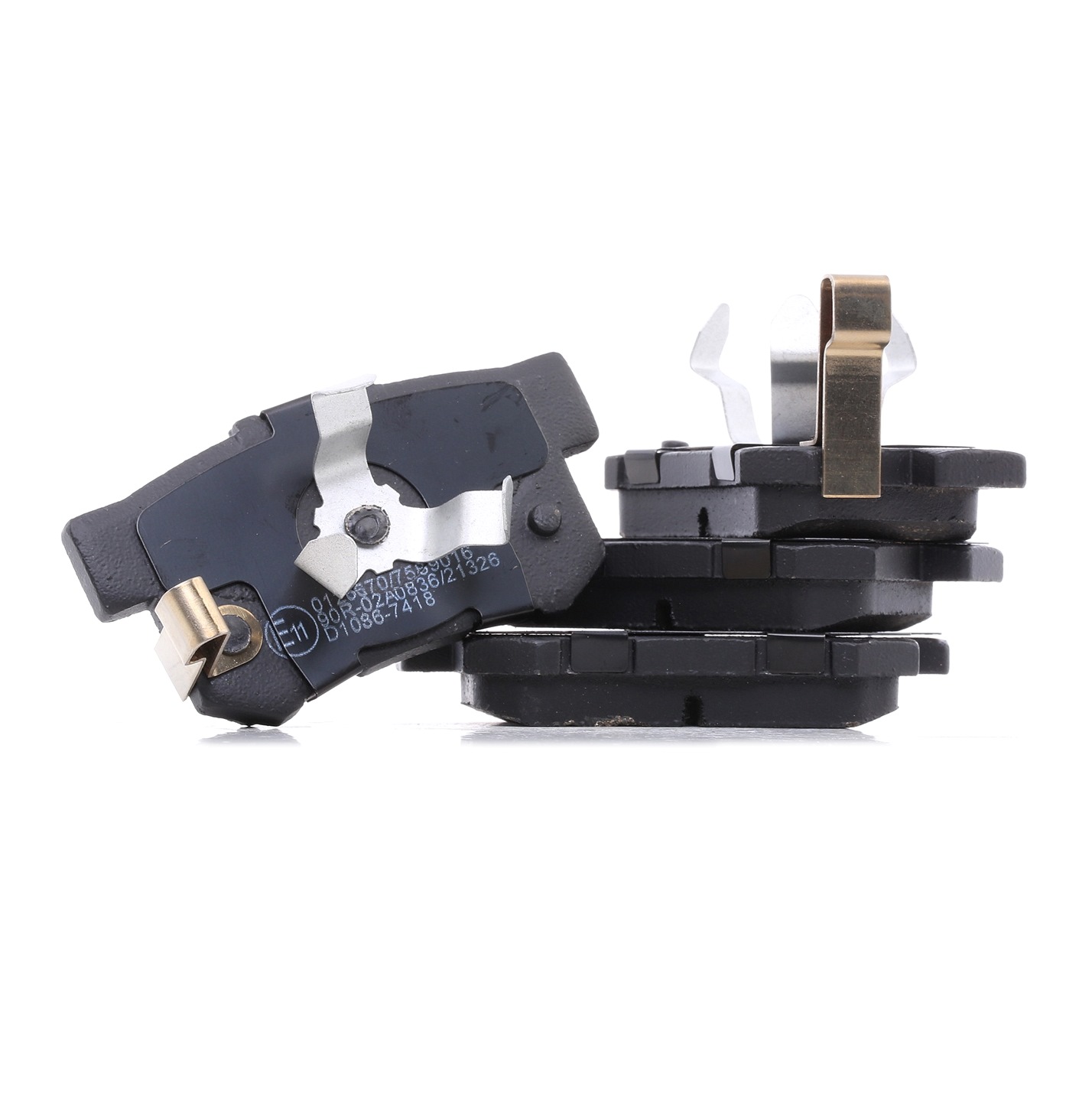 STARK Rear Axle, with acoustic wear warning, with piston clip Height: 47,6mm, Width: 88,6mm, Thickness: 14,9mm Brake pads SKBP-0010339 buy