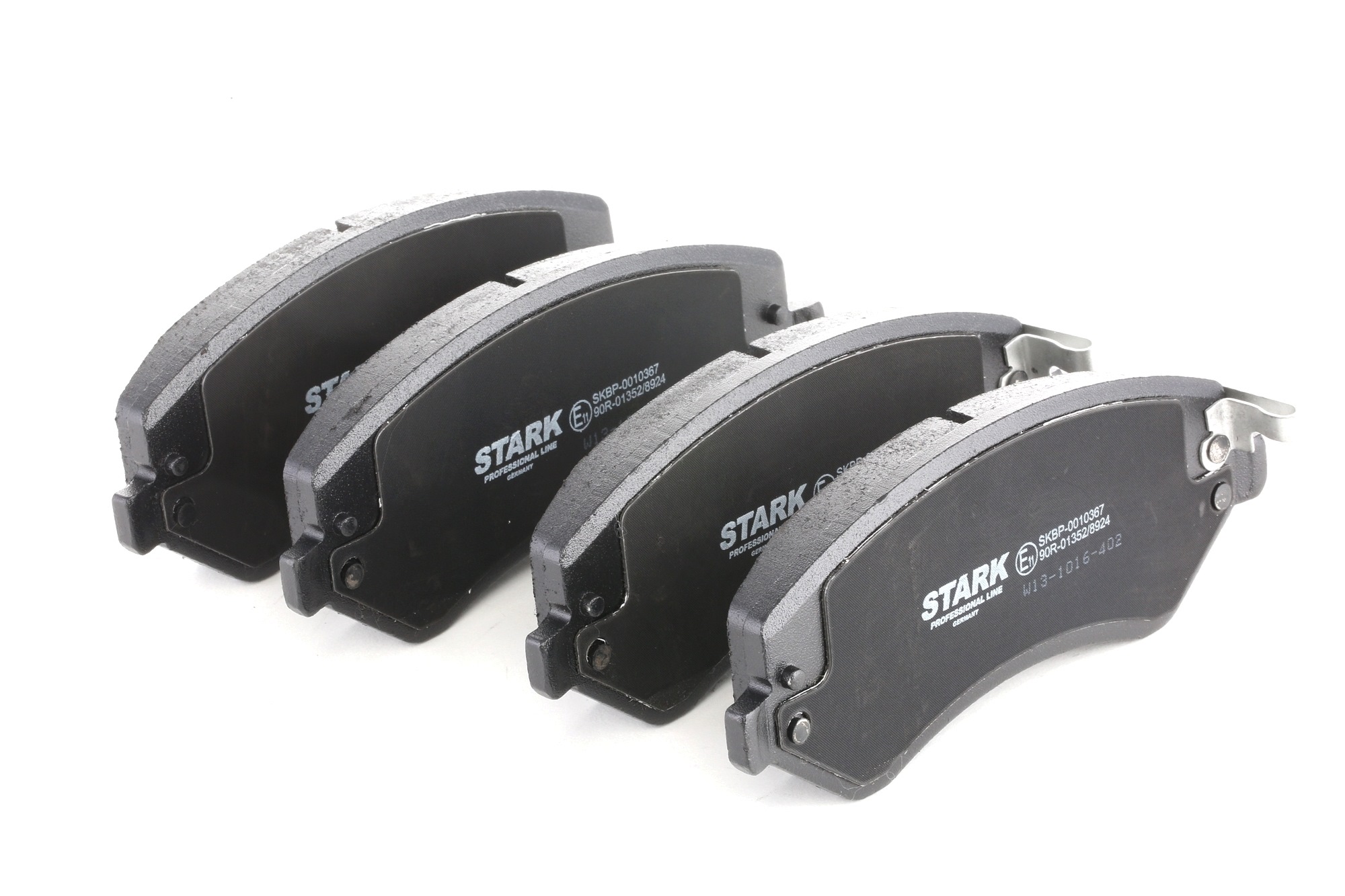 STARK Front Axle, incl. wear warning contact, with acoustic wear warning Height 1: 59,6mm, Width 1: 146,5mm, Thickness 1: 18,2mm Brake pads SKBP-0010367 buy