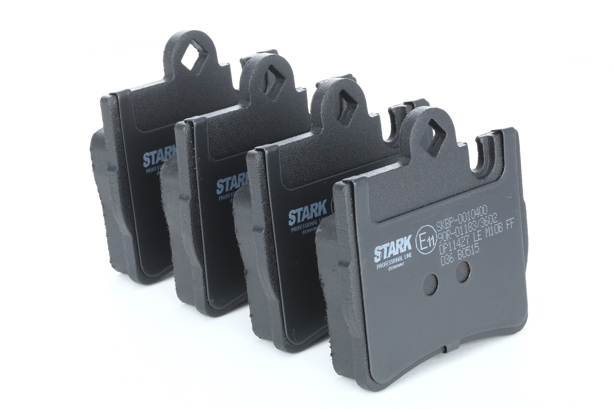 STARK SKBP-0010400 Brake pad set Rear Axle, prepared for wear indicator