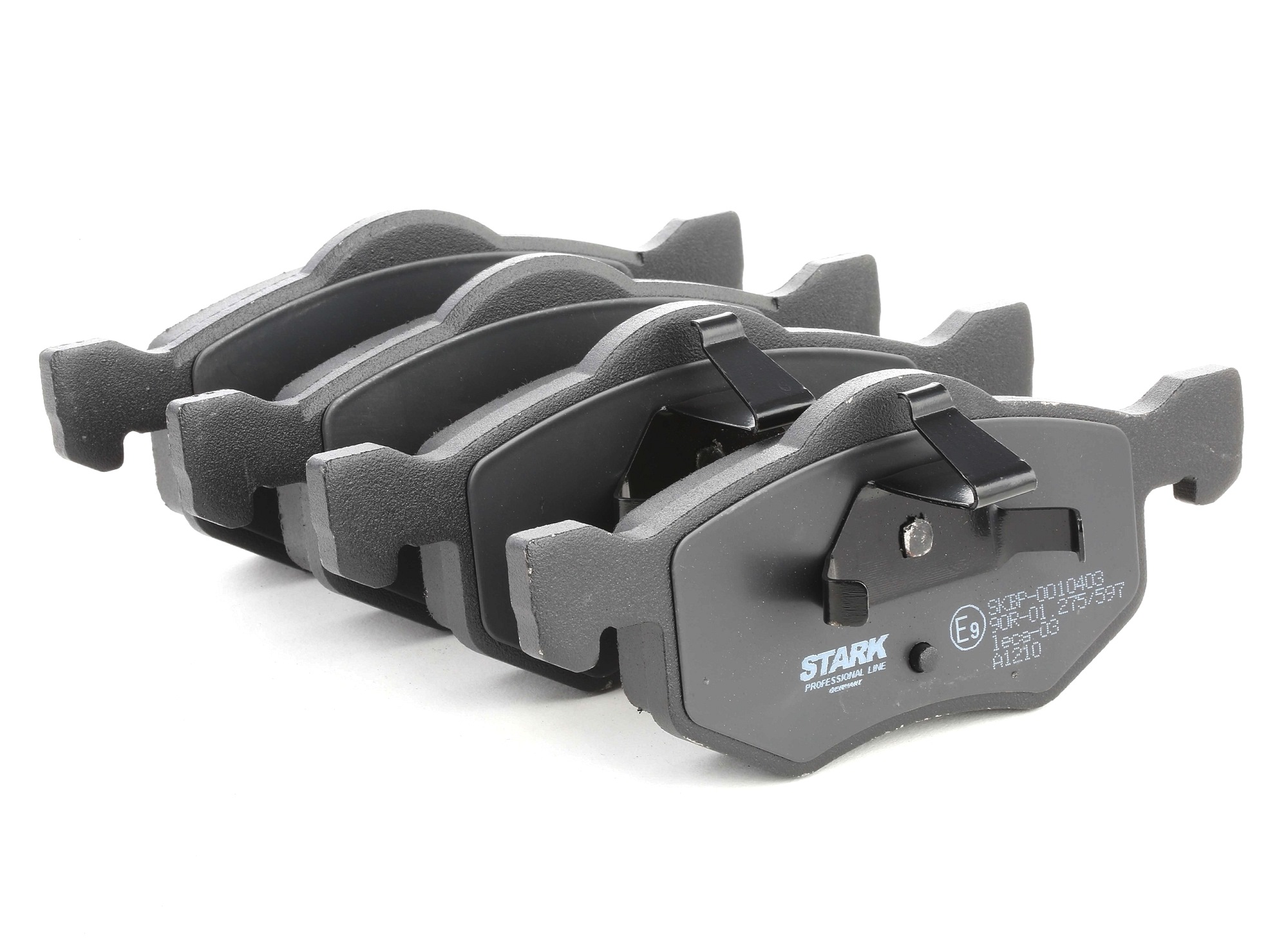STARK SKBP-0010403 Brake pad set Front Axle, not prepared for wear indicator, with piston clip