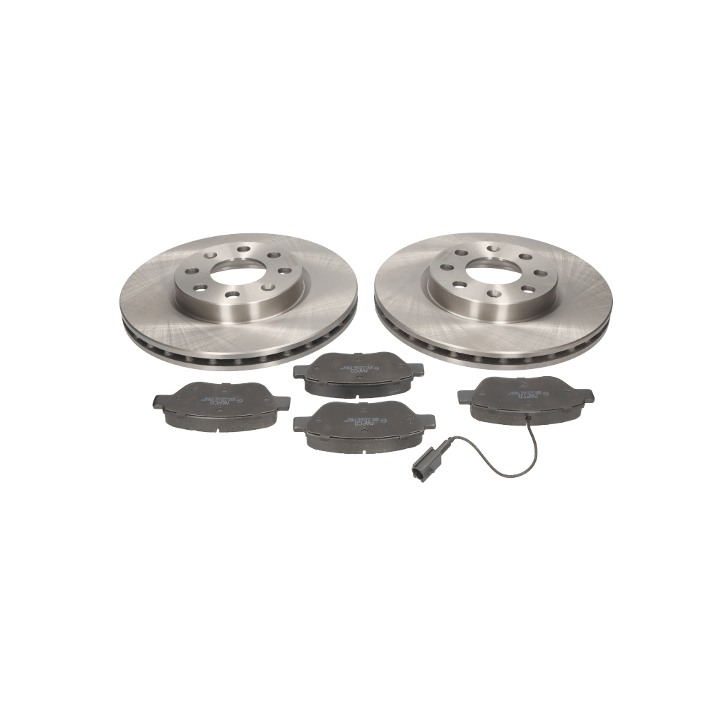 MAPCO Eje delantero, ventilado, con sensor de desgaste incorporado Ø: 257mm, Espesor disco freno: 22mm Kit de discos y pastillas de freno 47868 comprar online