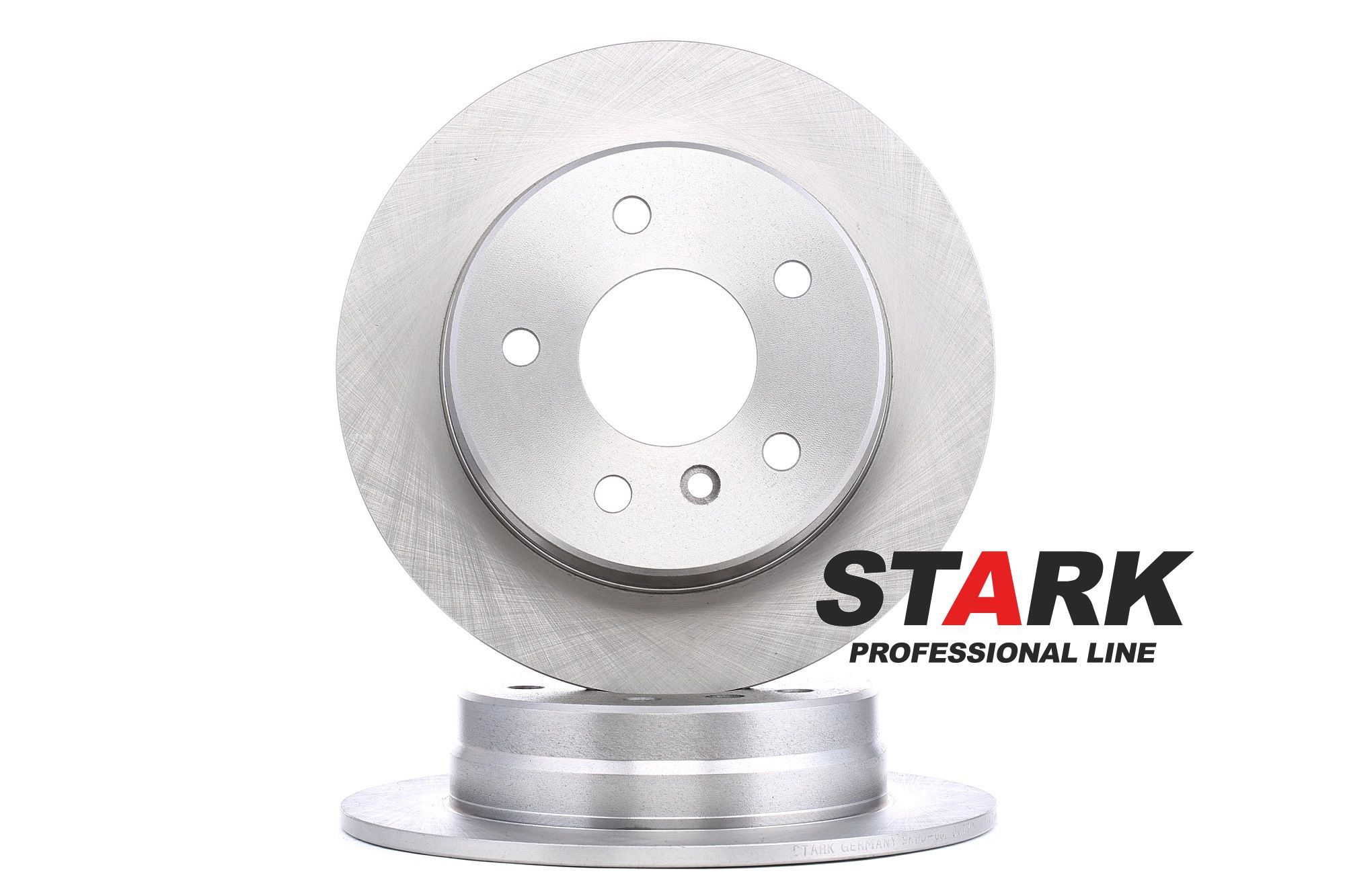 STARK SKBD-0020077 Dischi freno 258x8mm, 5, pieno, ad alto tenore di carbonio, con bulloni/viti