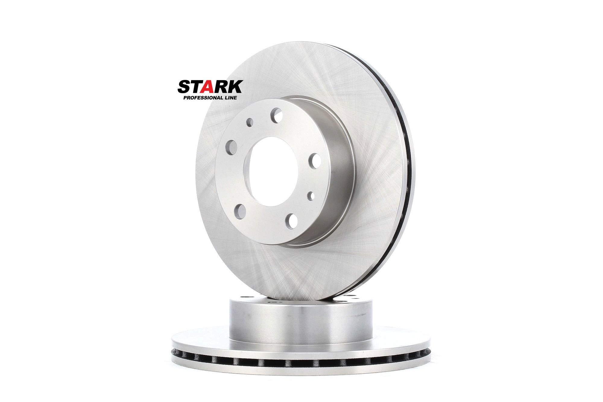 STARK SKBD-0020122 Brake disc Front Axle, 280x24,1mm, 5/7x118, internally vented, Uncoated
