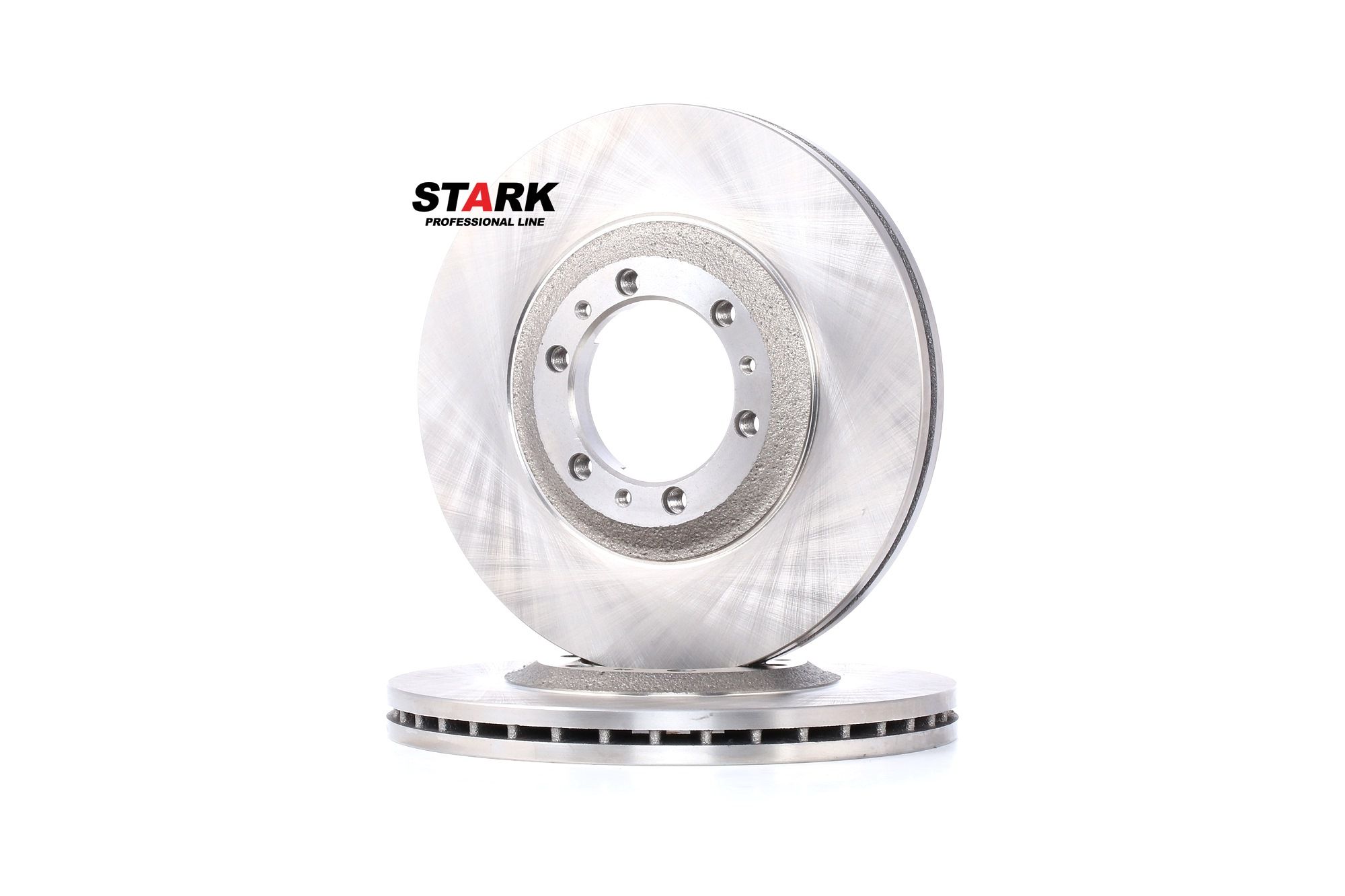STARK SKBD-0020282 Brake disc Front Axle, 280x26mm, 6/9, internally vented