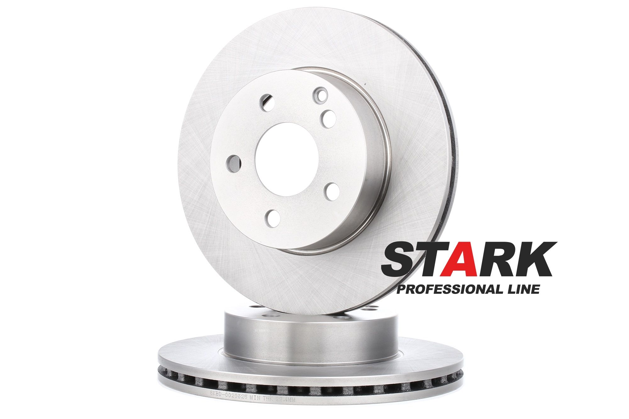 STARK SKBD-0020325 Brake disc Front Axle, 288,0x25mm, 5/6x112,0, internally vented, Uncoated