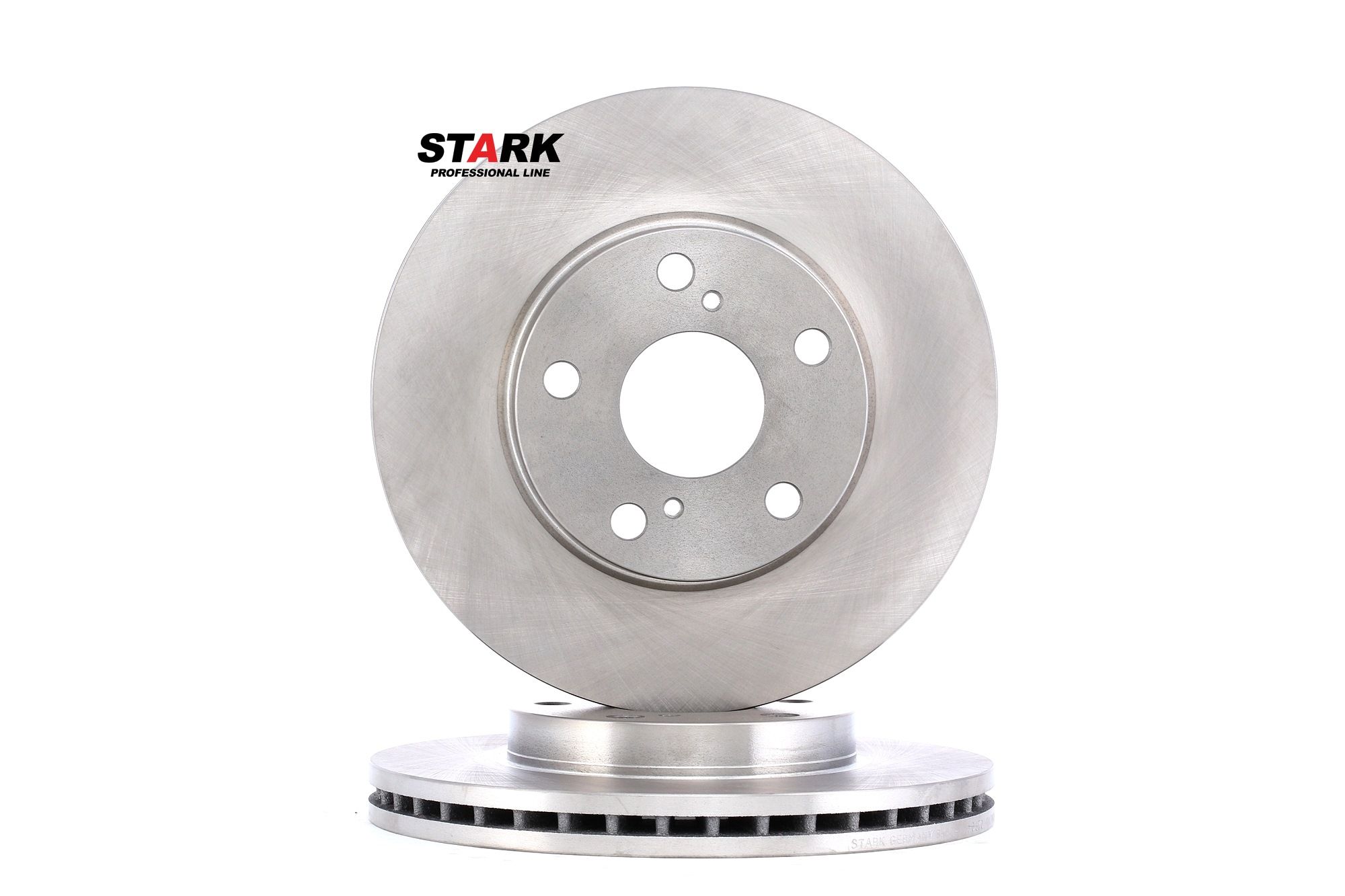 STARK SKBD-0020370 Brake disc Front Axle, 273x26mm, 5/7x62, internally vented, Uncoated
