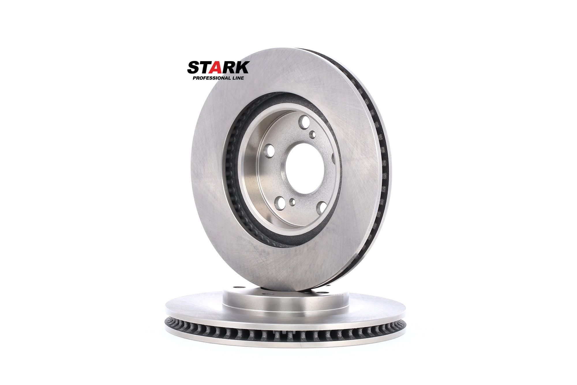 STARK SKBD-0020310 Brake disc Front Axle, 296x28mm, 05/07x114,3, internally vented, Uncoated