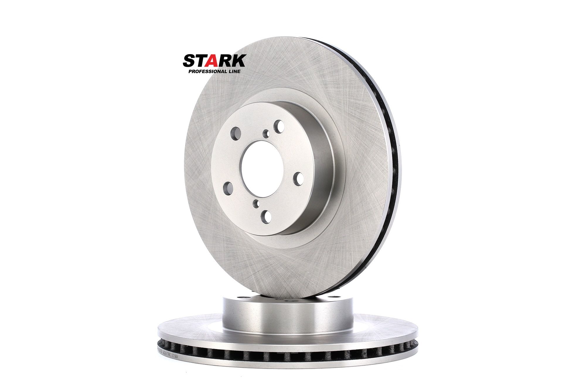 STARK SKBD-0020105 Disco freno 277x24mm, 05/07x100, ventilazione interna, Non rivestito, senza mozzo portaruota, senza bullone fissaggio ruota